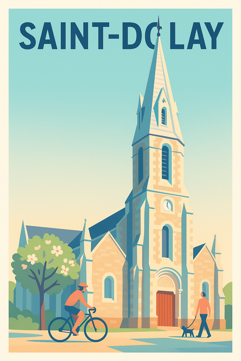 Affiche de Saint-Dolay - Charme et simplicité au cœur de la Bretagne