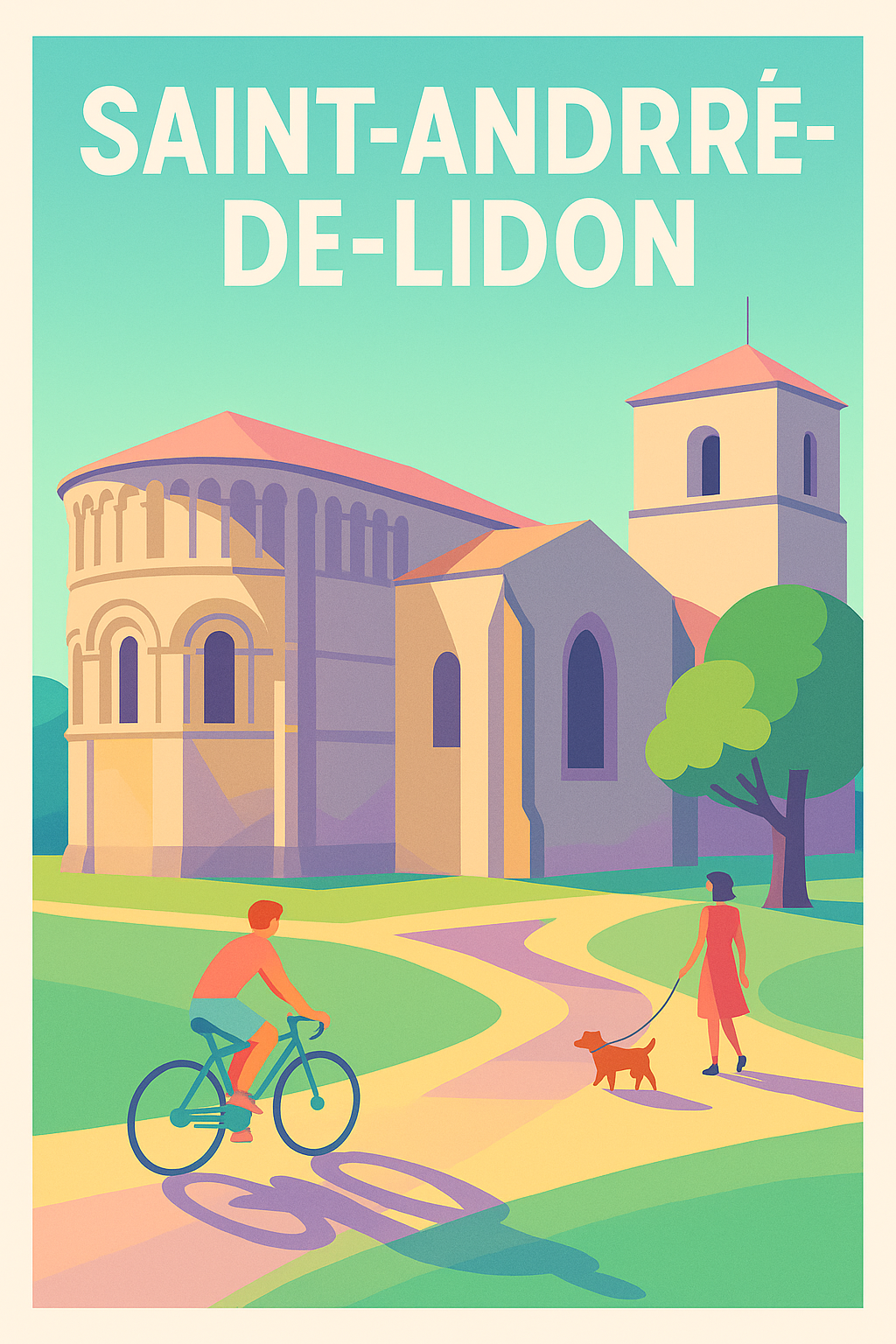 Affiche de Saint-André-de-Lidon - Charme et sérénité au cœur de la Charente-Maritime