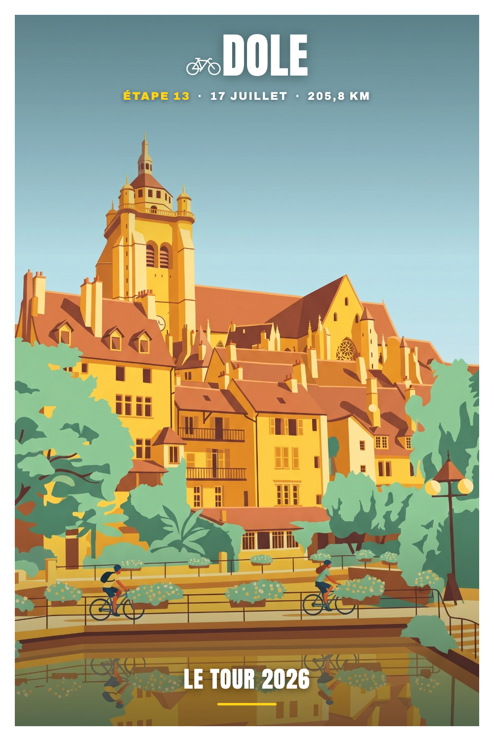 Affiche Dole - Le Tour 2026