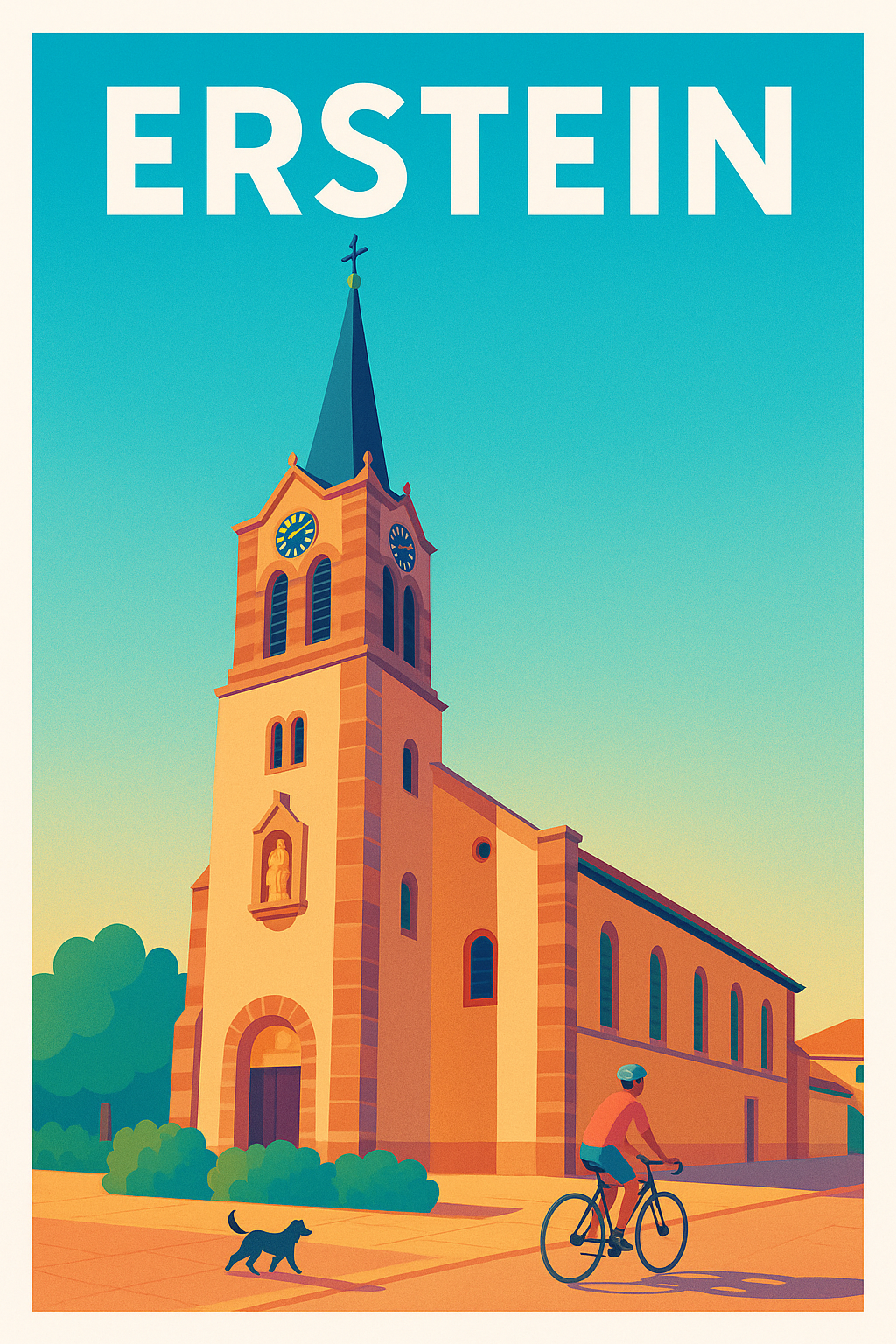 Affiche de Erstein - Charme et sérénité au rythme du clocher