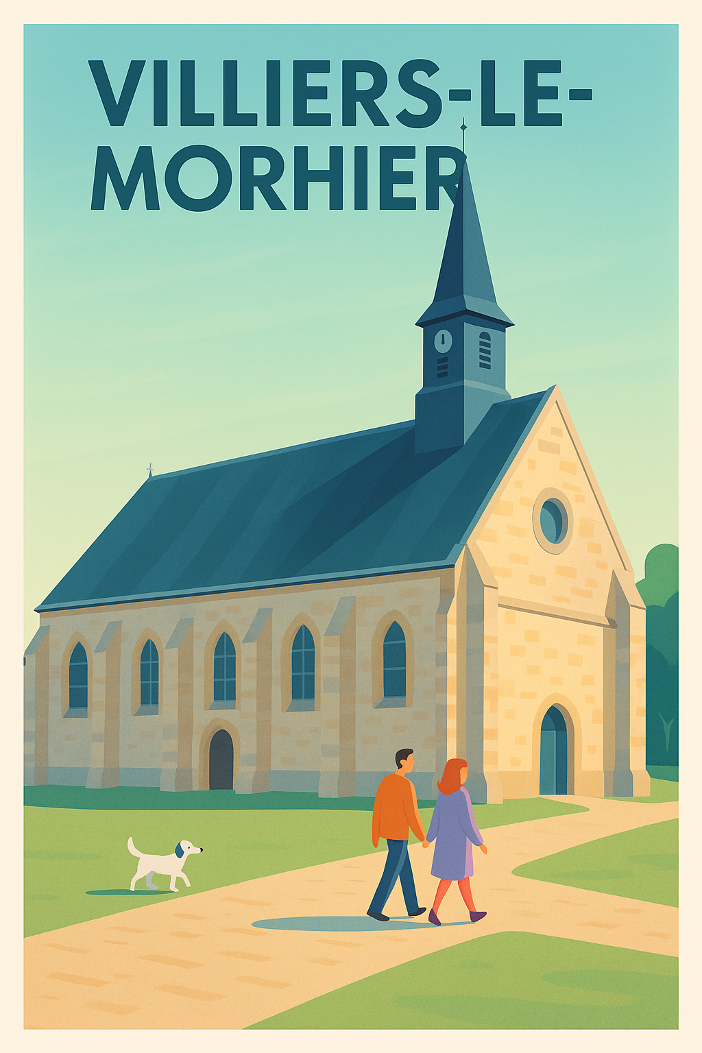 Affiche de Villiers-le-Morhier - Charme paisible et patrimoine local