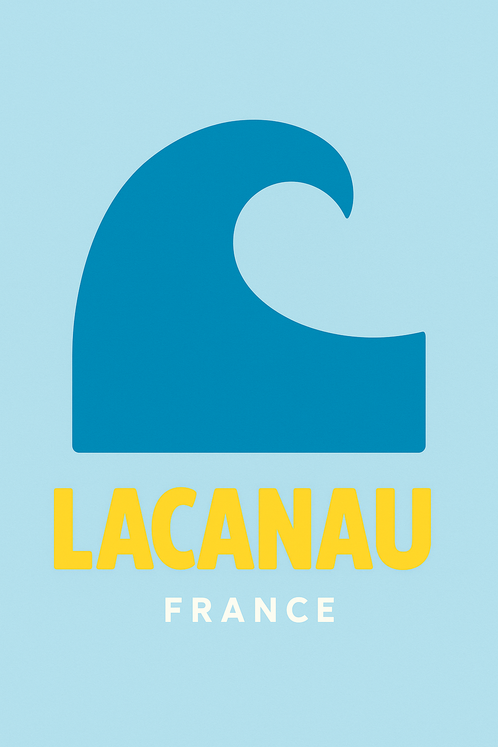 Affiche de Lacanau - La vague emblématique de la côte Atlantique