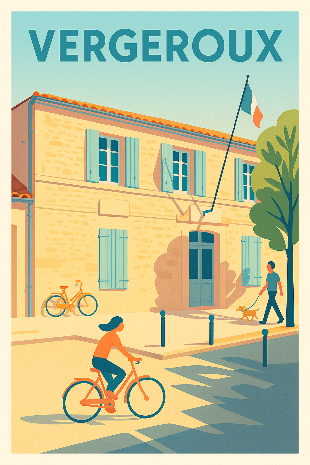 Affiche de Vergeroux - Douceur de vie au cœur du village
