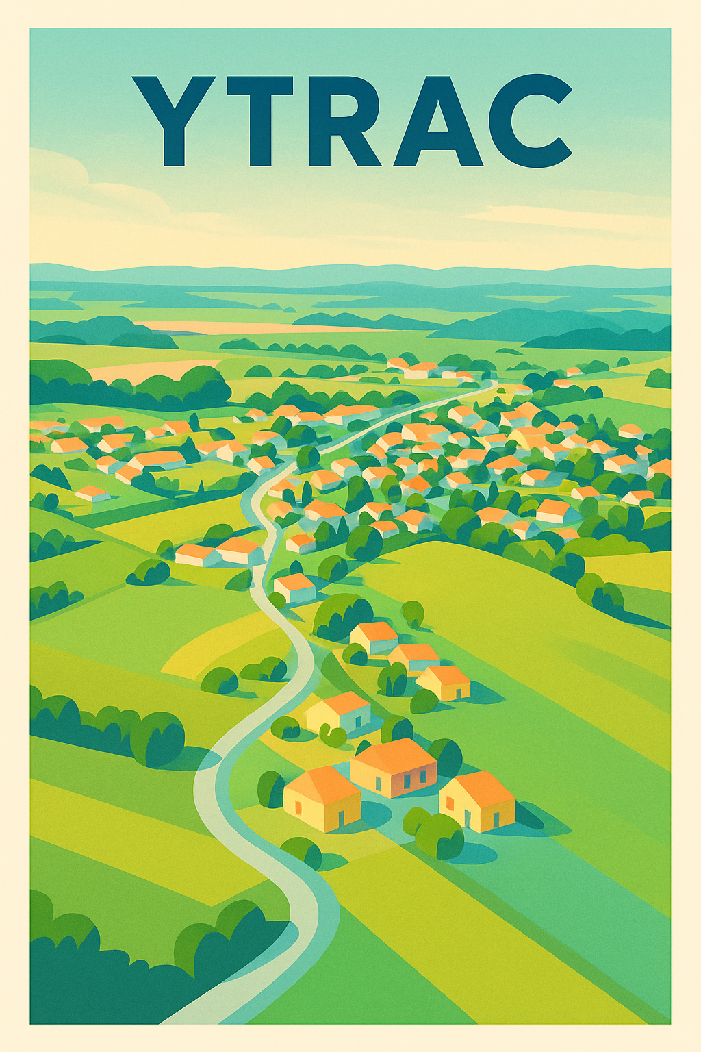 Affiche de Ytrac - L'harmonie d'un village au cœur de la nature