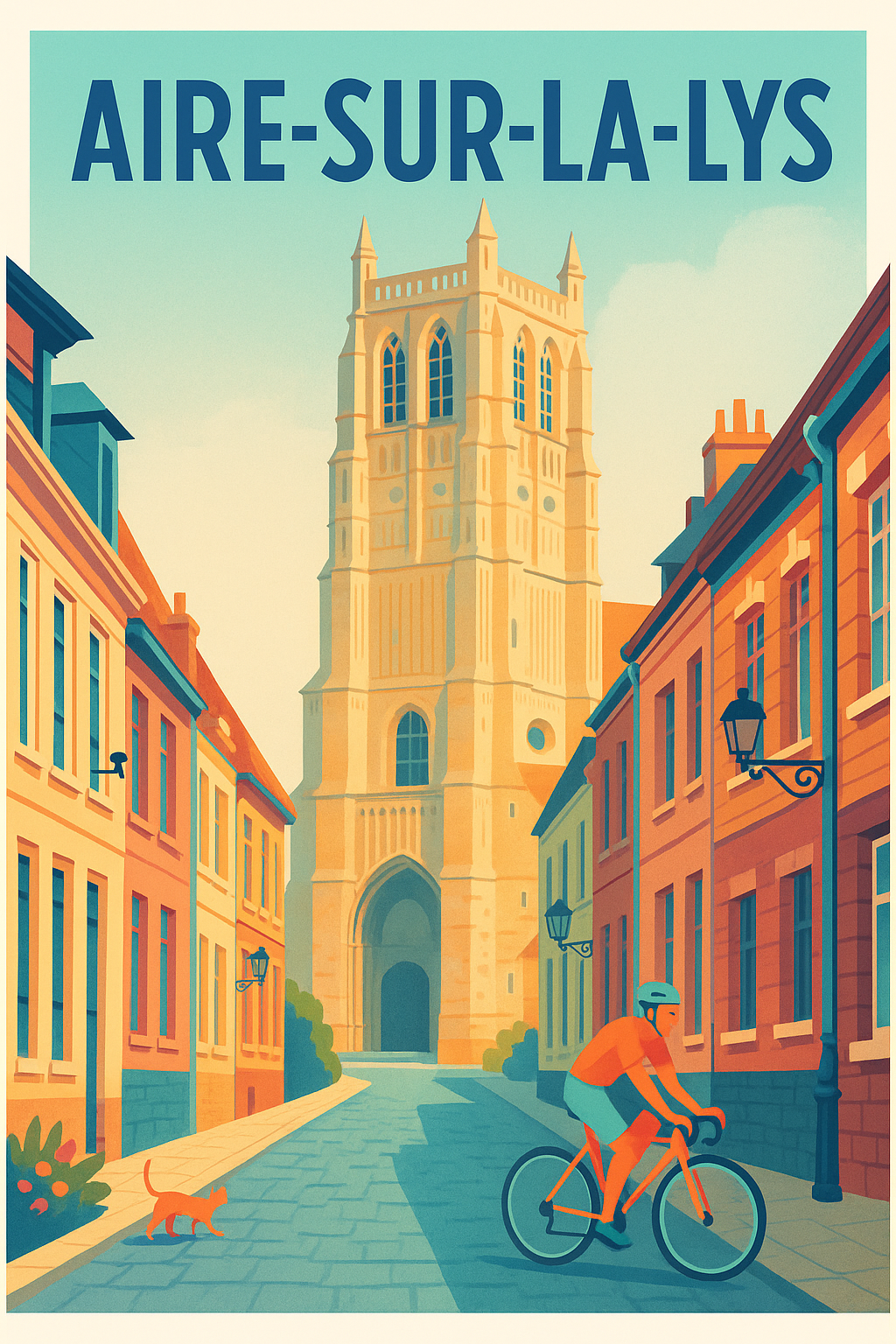 Affiche de Aire-sur-la-Lys - Charme historique et douceur de vivre