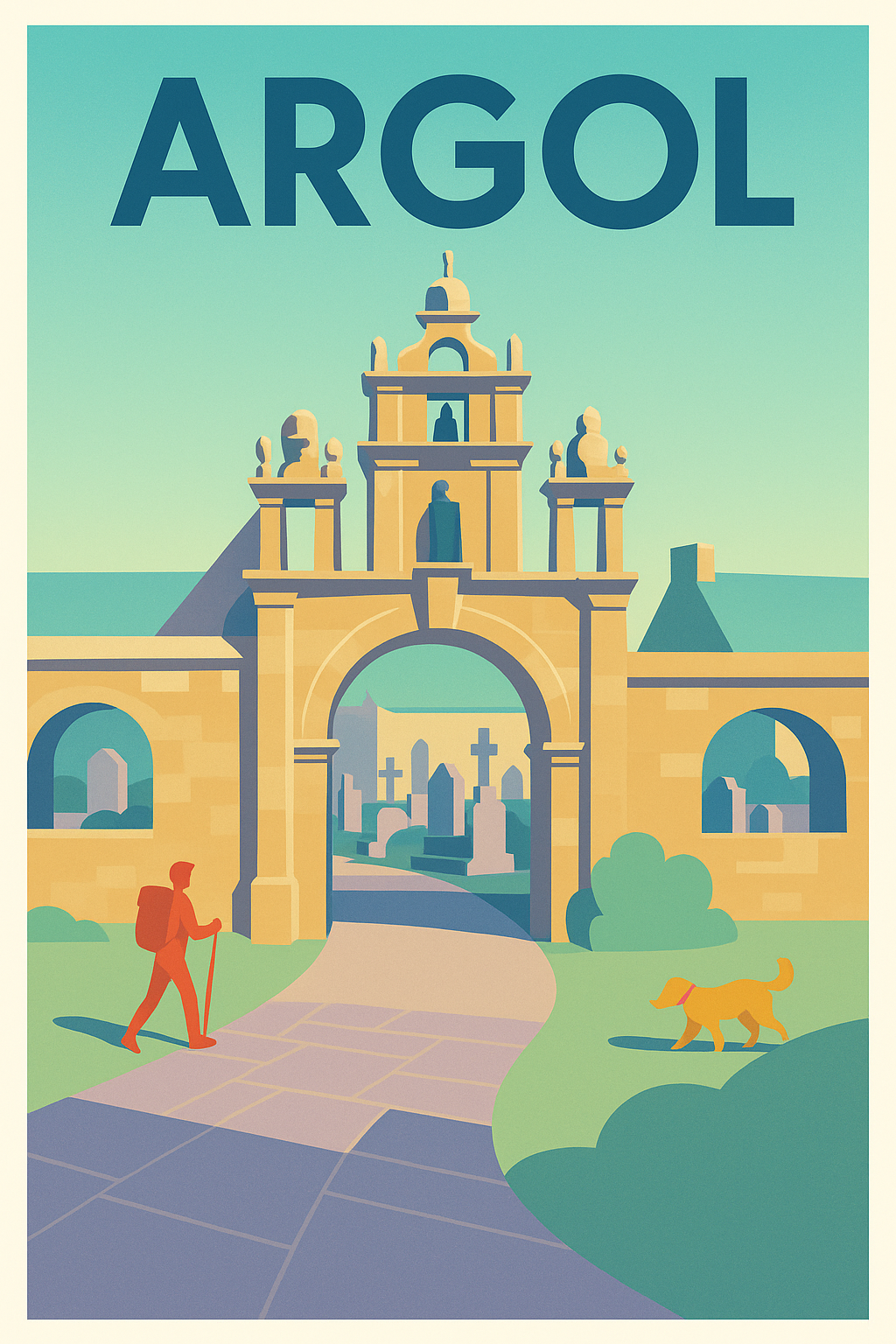 Affiche de Argol - L'entrée emblématique au cœur du patrimoine breton