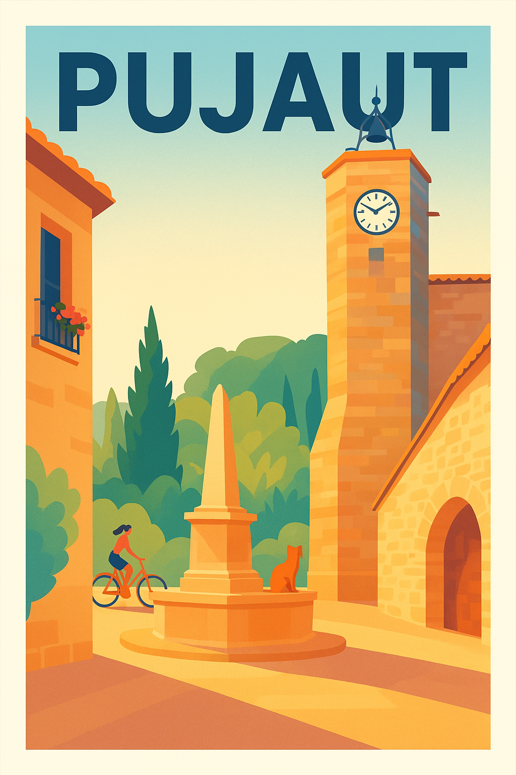 Affiche de Pujaut - Charme et Sérénité Provençale