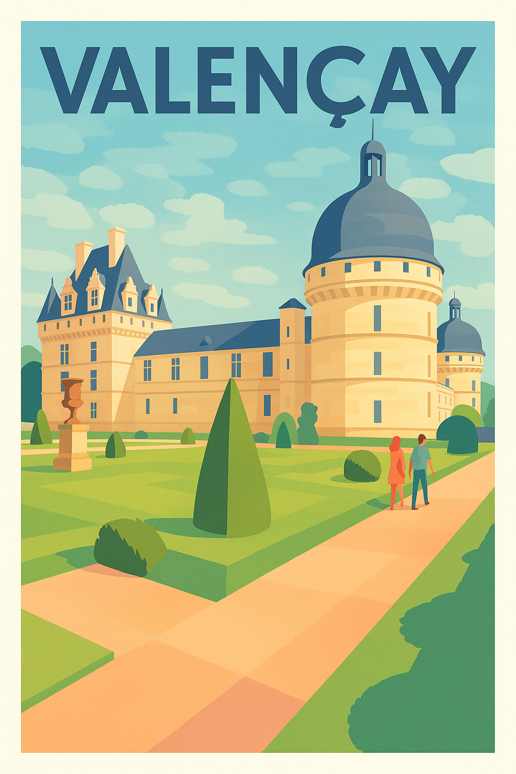 Affiche de Valençay - Élégance et charme historique