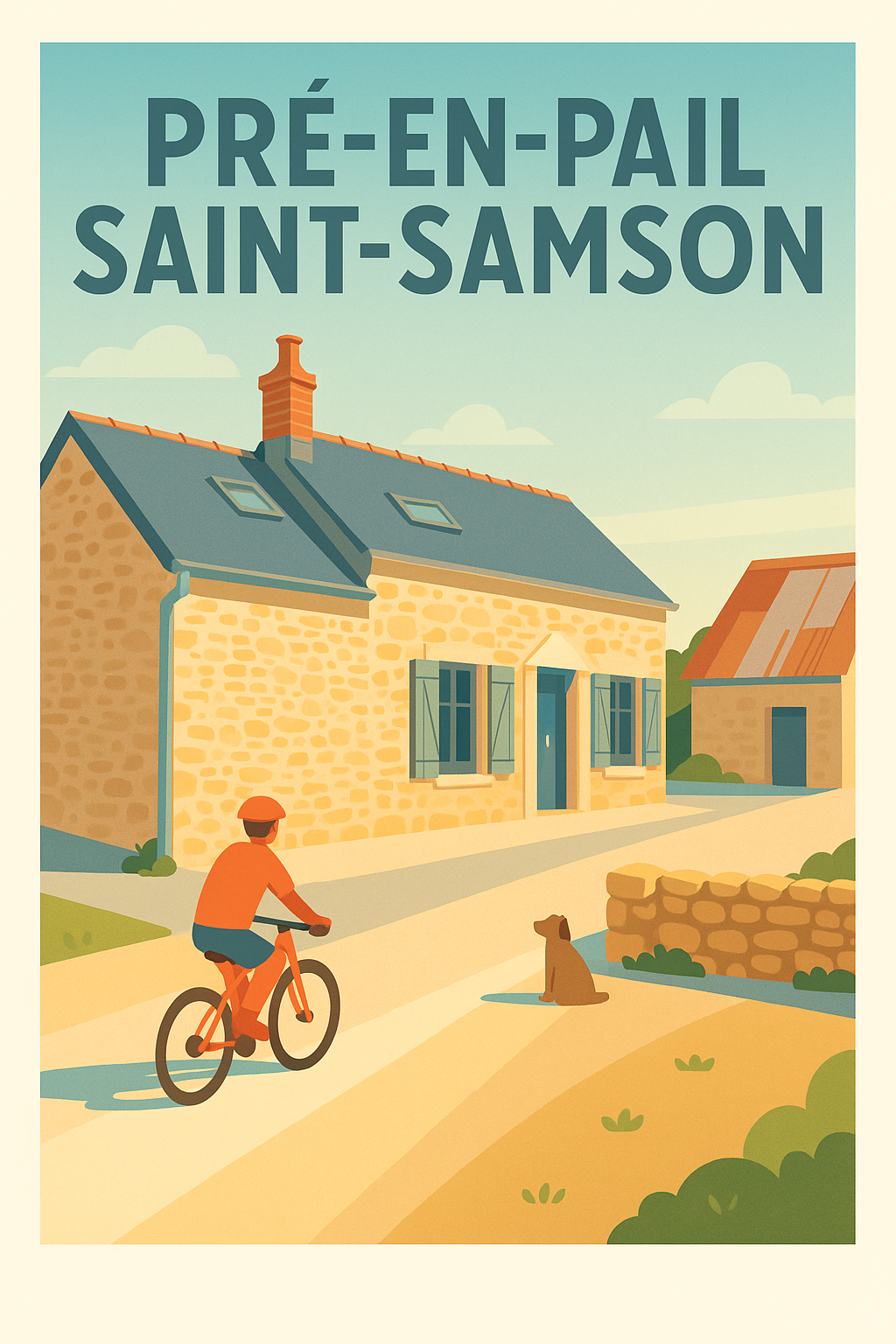 Affiche de Pré-en-Pail-Saint-Samson - Charme et Sérénité Campagnarde