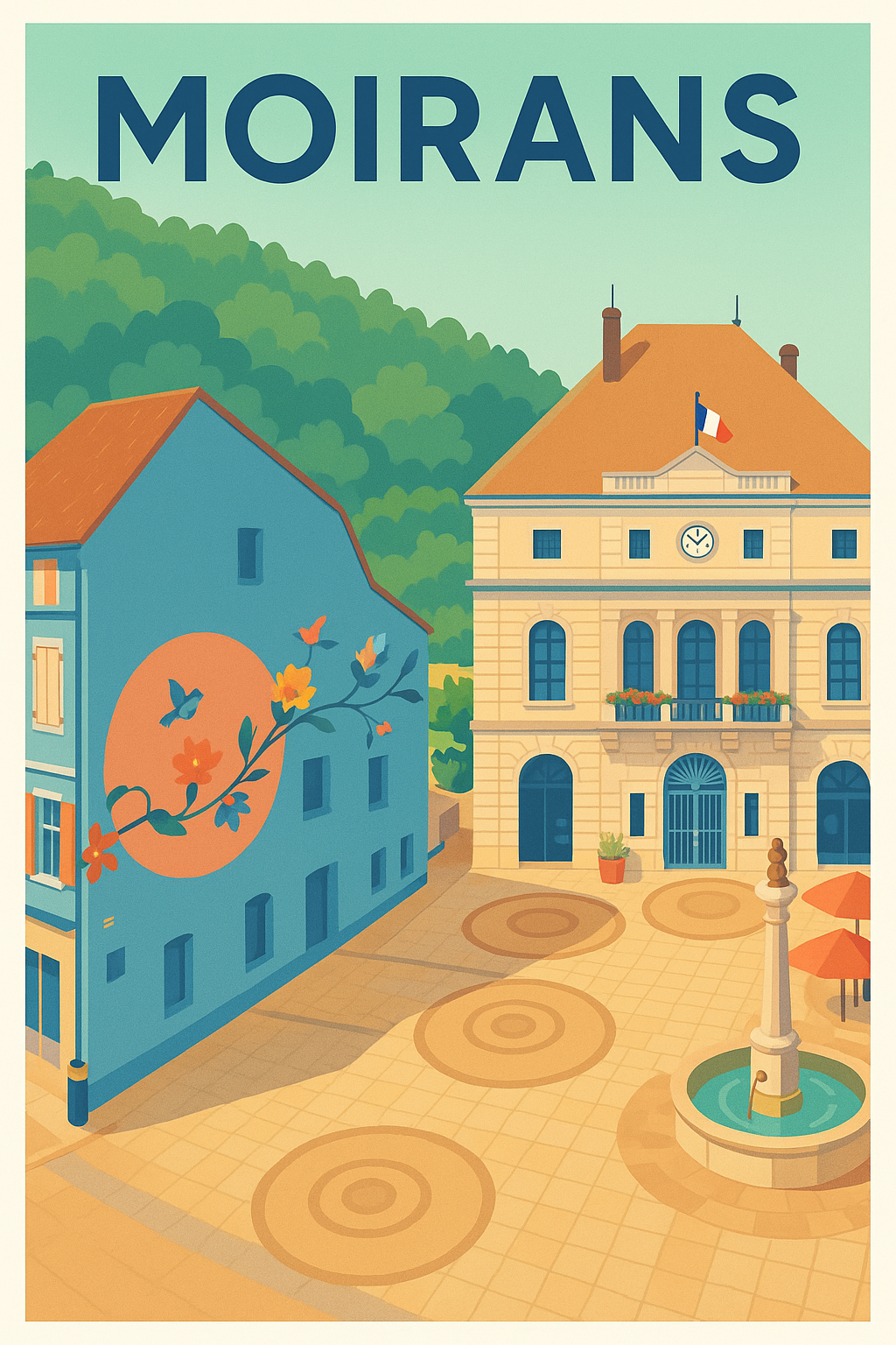 Affiche de Moirans - Charme et Sérénité en Auvergne-Rhône-Alpes