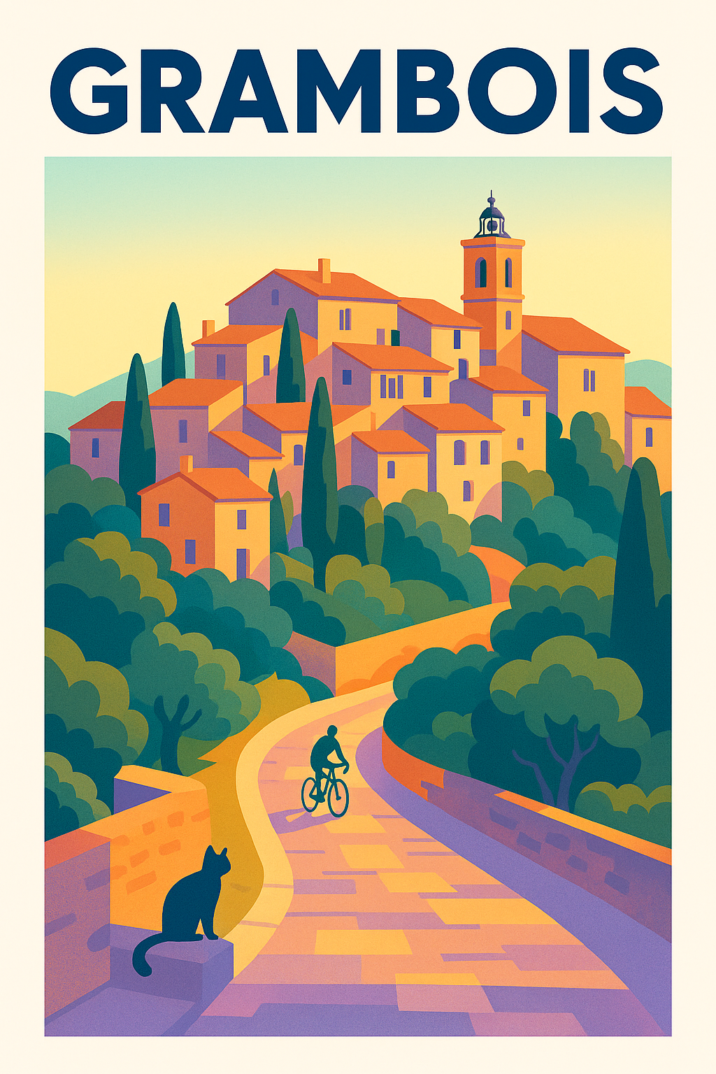 Affiche de Grambois - Charme et sérénité au cœur de la Provence