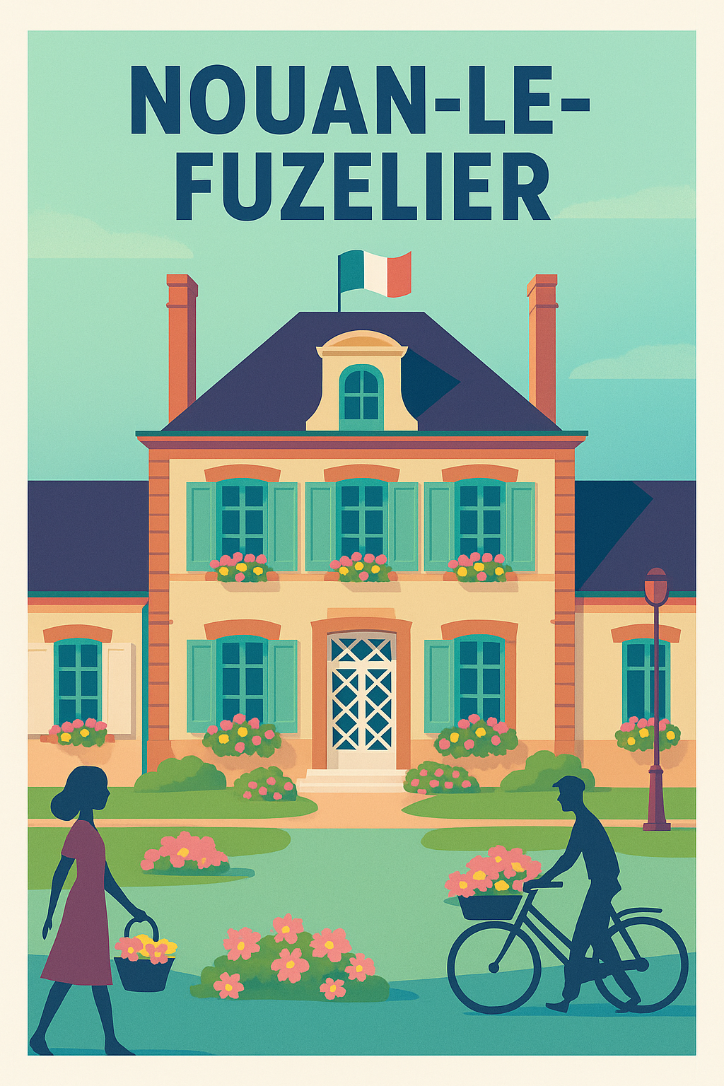 Affiche de Nouan-le-Fuzelier - Charme et douceur de la campagne française