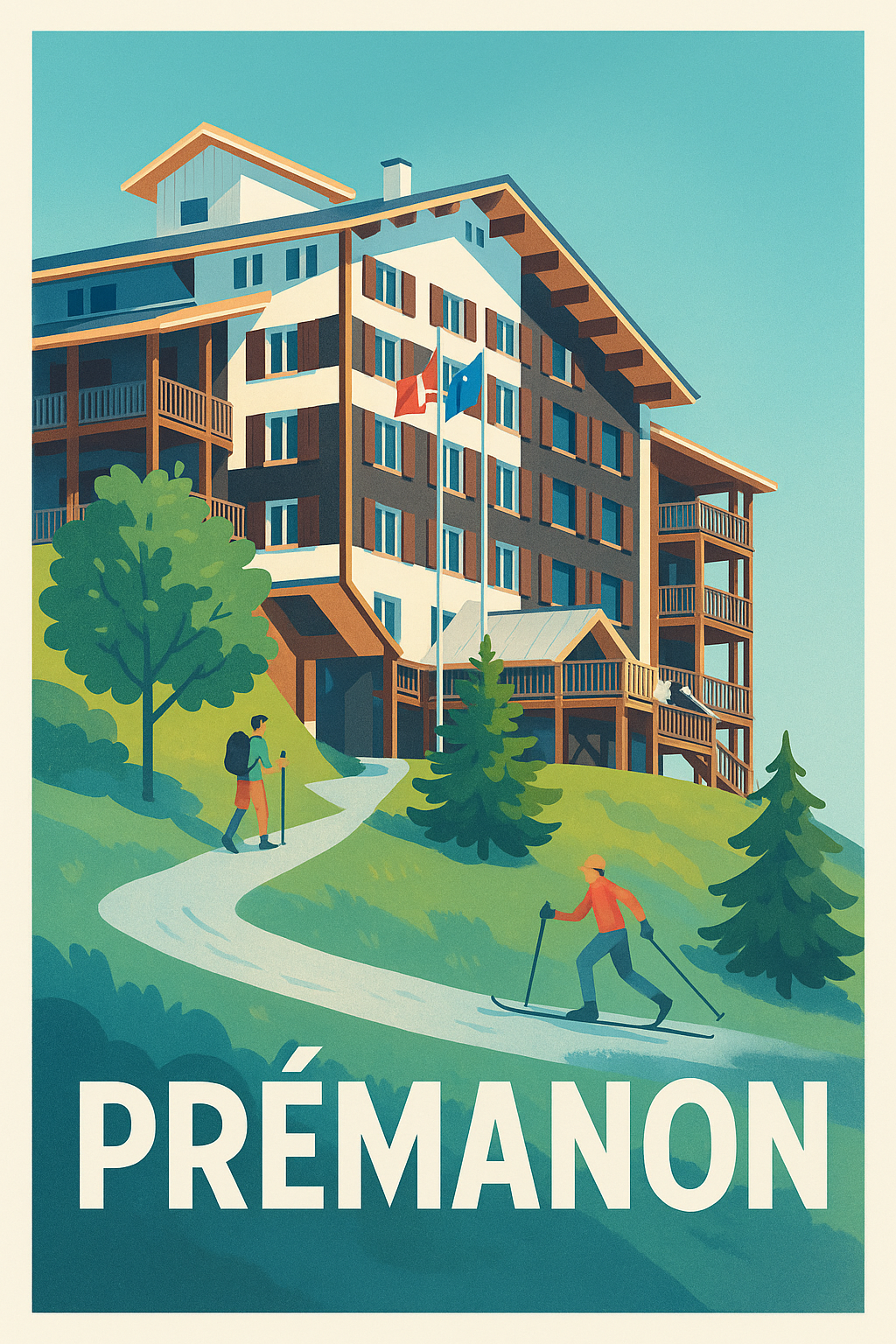 Affiche de Prémanon - L'appel des montagnes