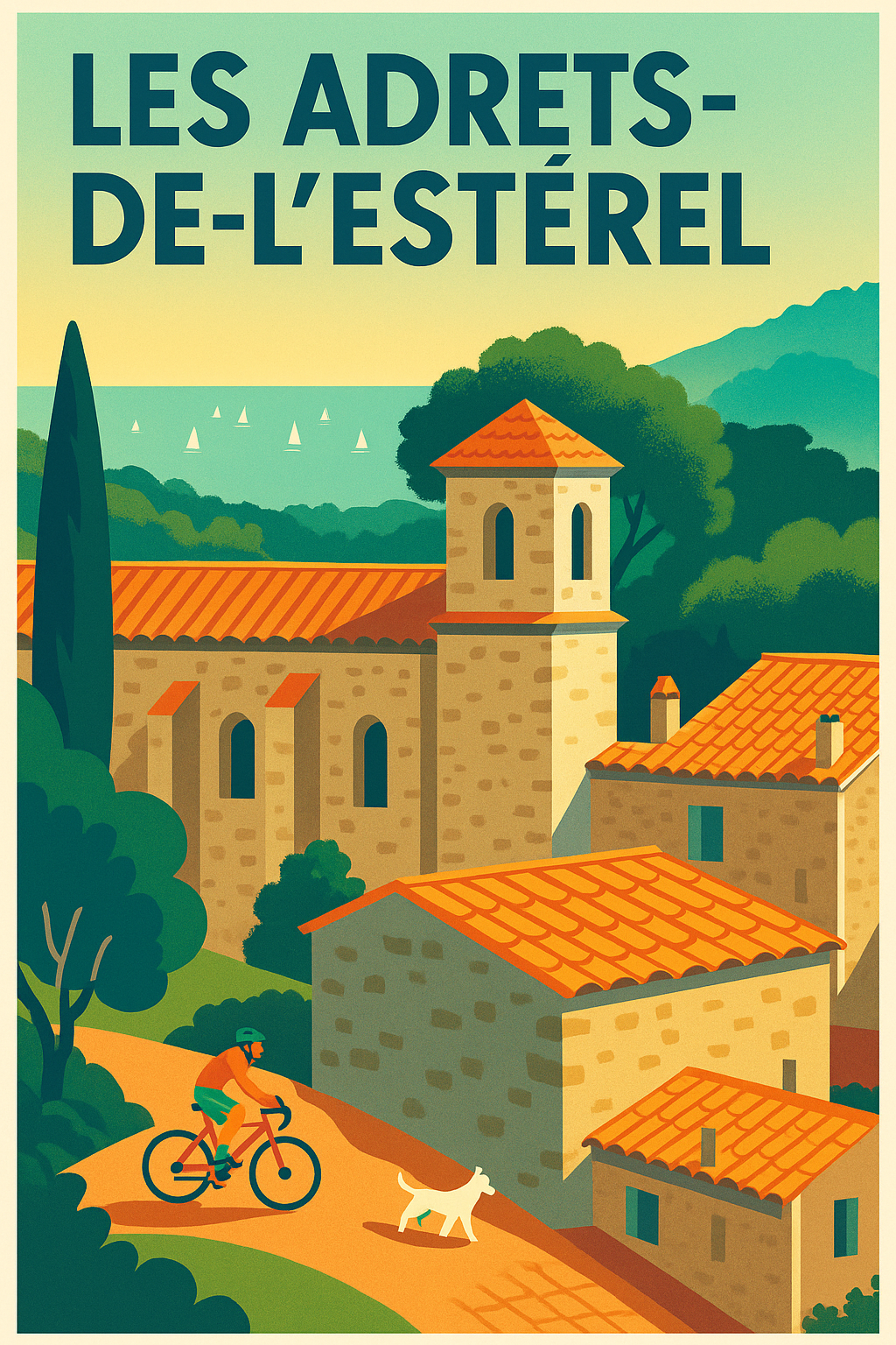Affiche de Les Adrets-de-l'Estérel - Charme provençal et nature apaisante