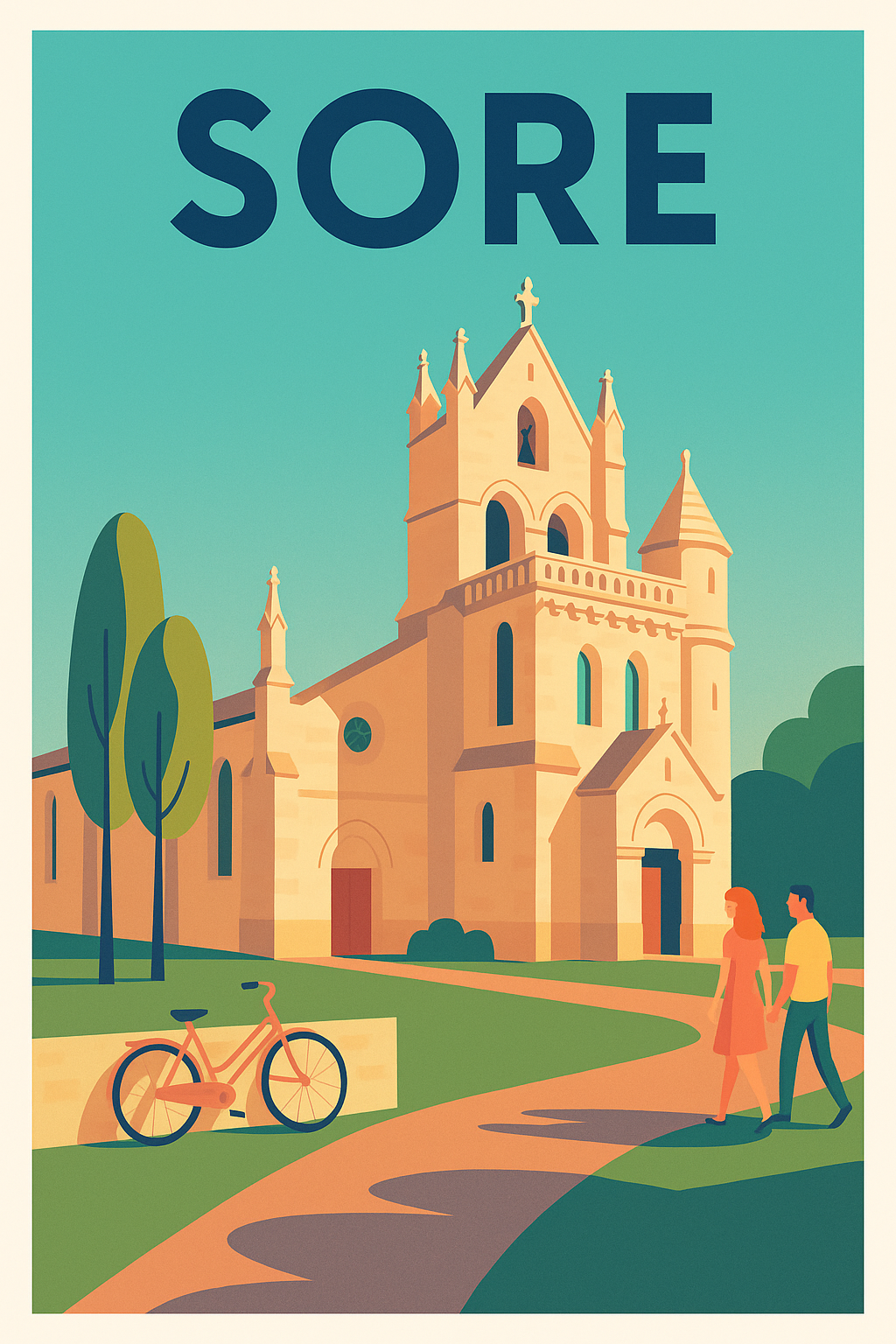 Affiche de Sore - Un coin de sérénité au cœur de la nature