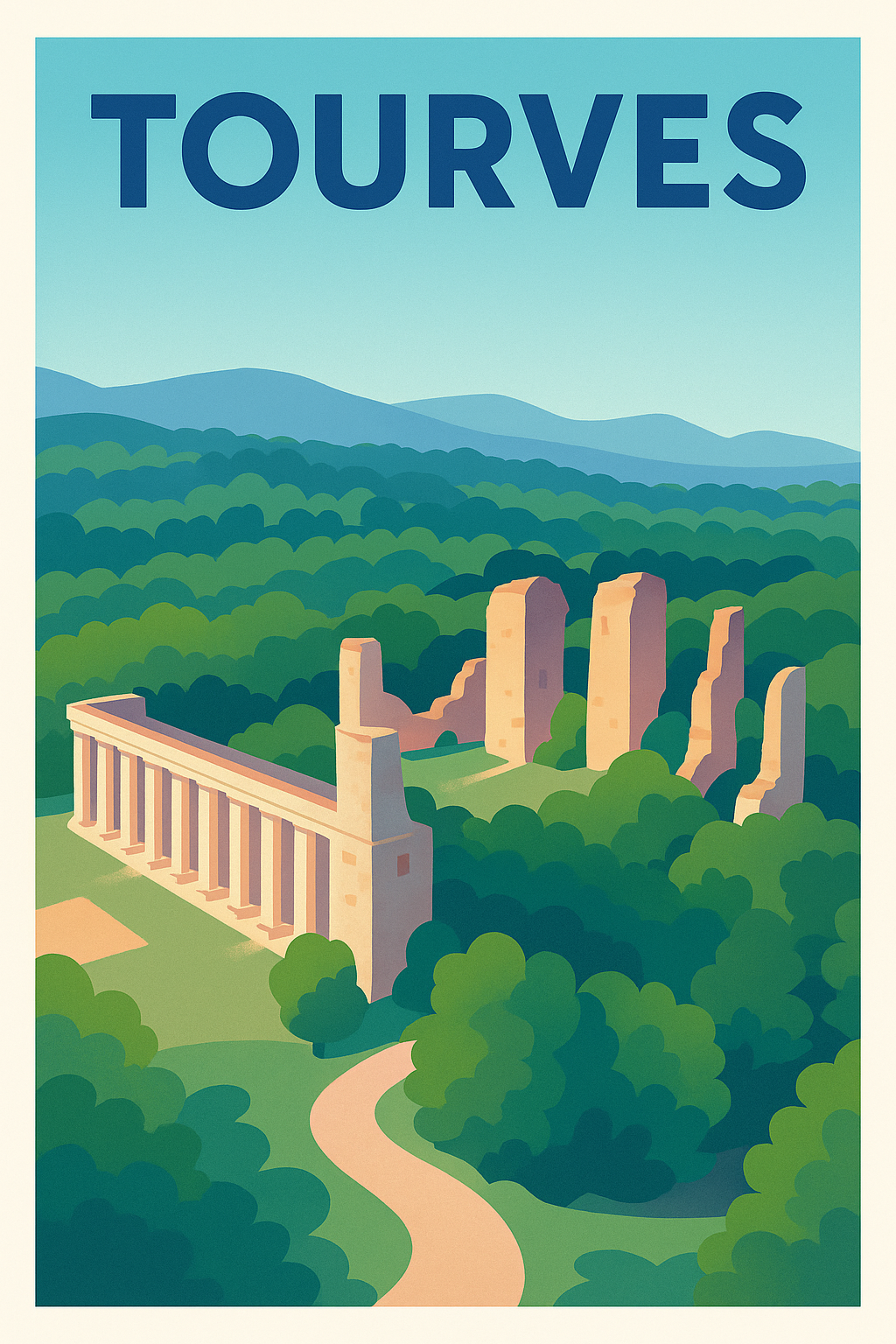 Affiche de Tourves - Trésor historique et nature préservée