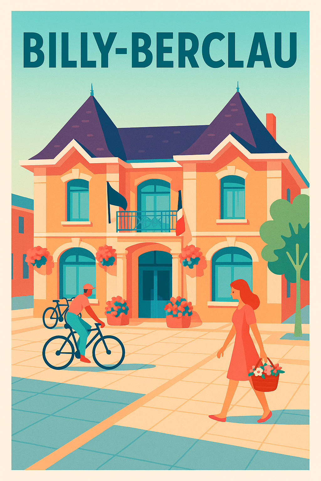 Affiche de Billy-Berclau - Charme et douceur de vie au cœur de la ville