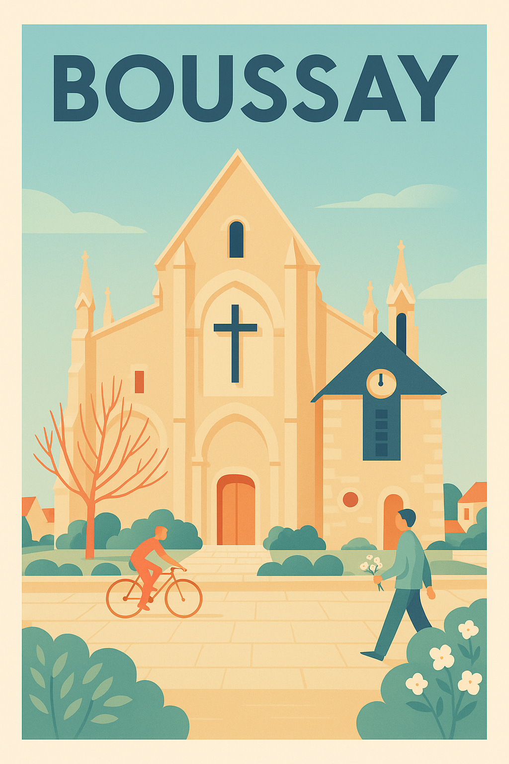 Affiche de Boussay - Charme et sérénité au cœur du village