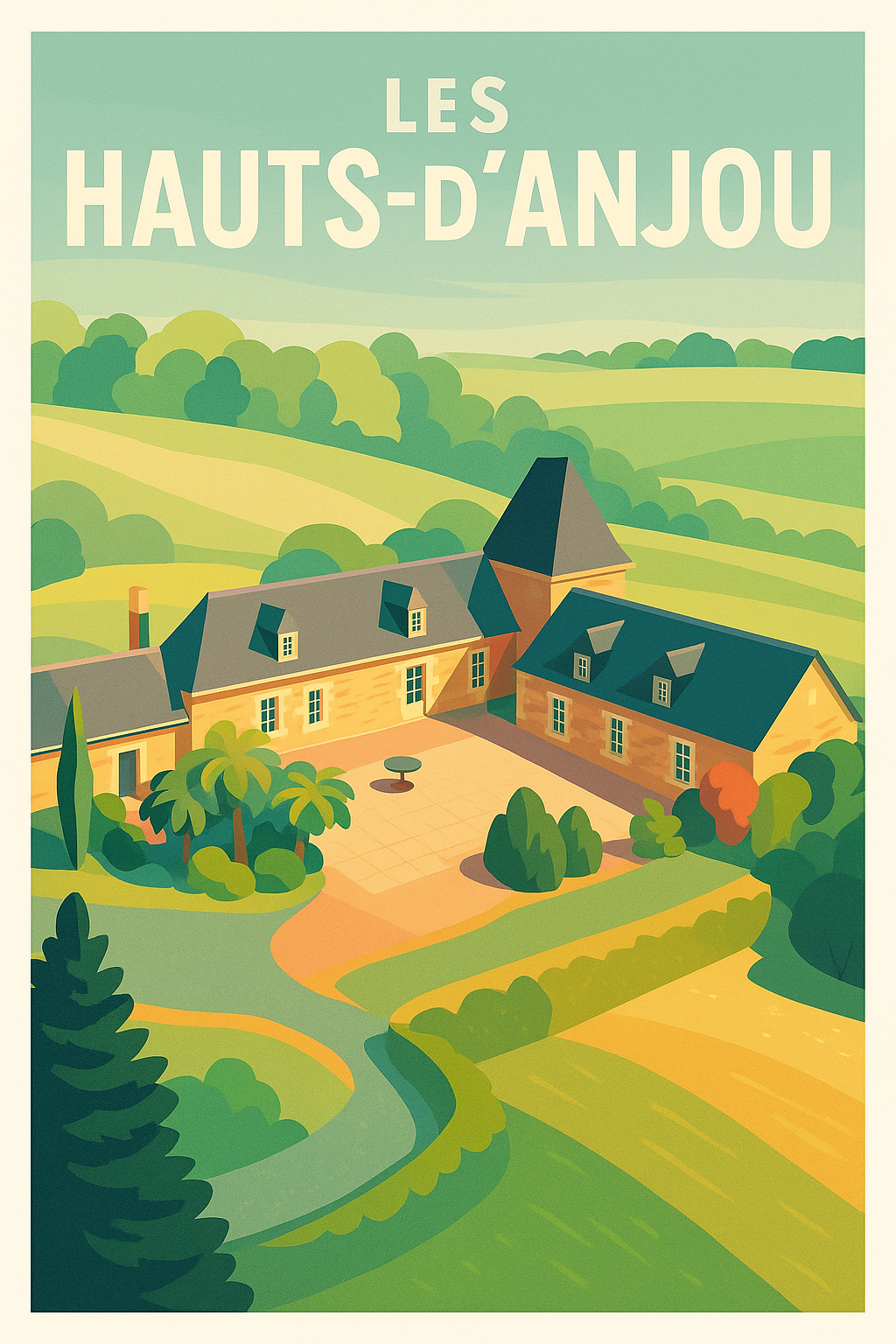 Affiche de Les Hauts-d'Anjou - Charme et sérénité en pleine campagne