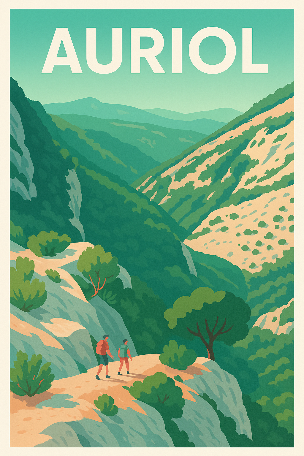 Affiche de Auriol - Évasion Nature au Cœur des Montagnes