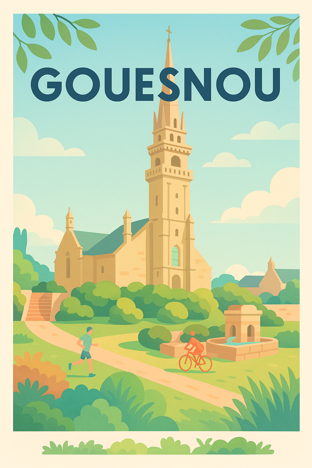 Affiche de Gouesnou - Charme tranquille et nature verdoyante