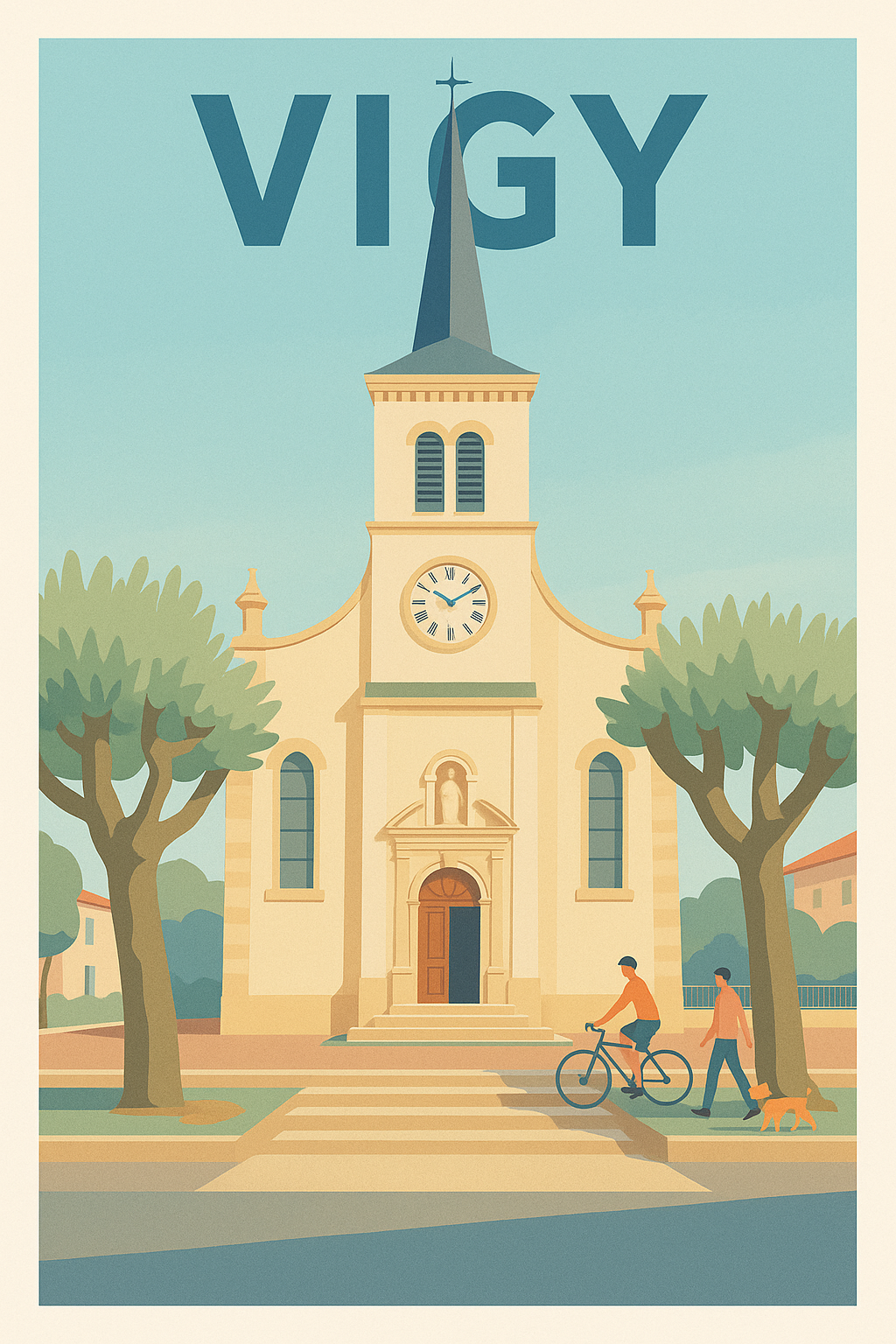 Affiche de Vigy - Charme paisible et architecture emblématique