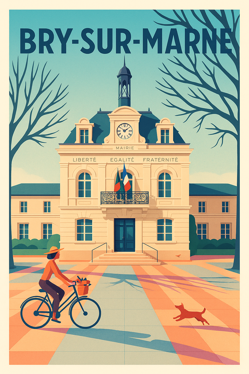 Affiche de Bry-sur-Marne - Charme et sérénité au cœur de la mairie