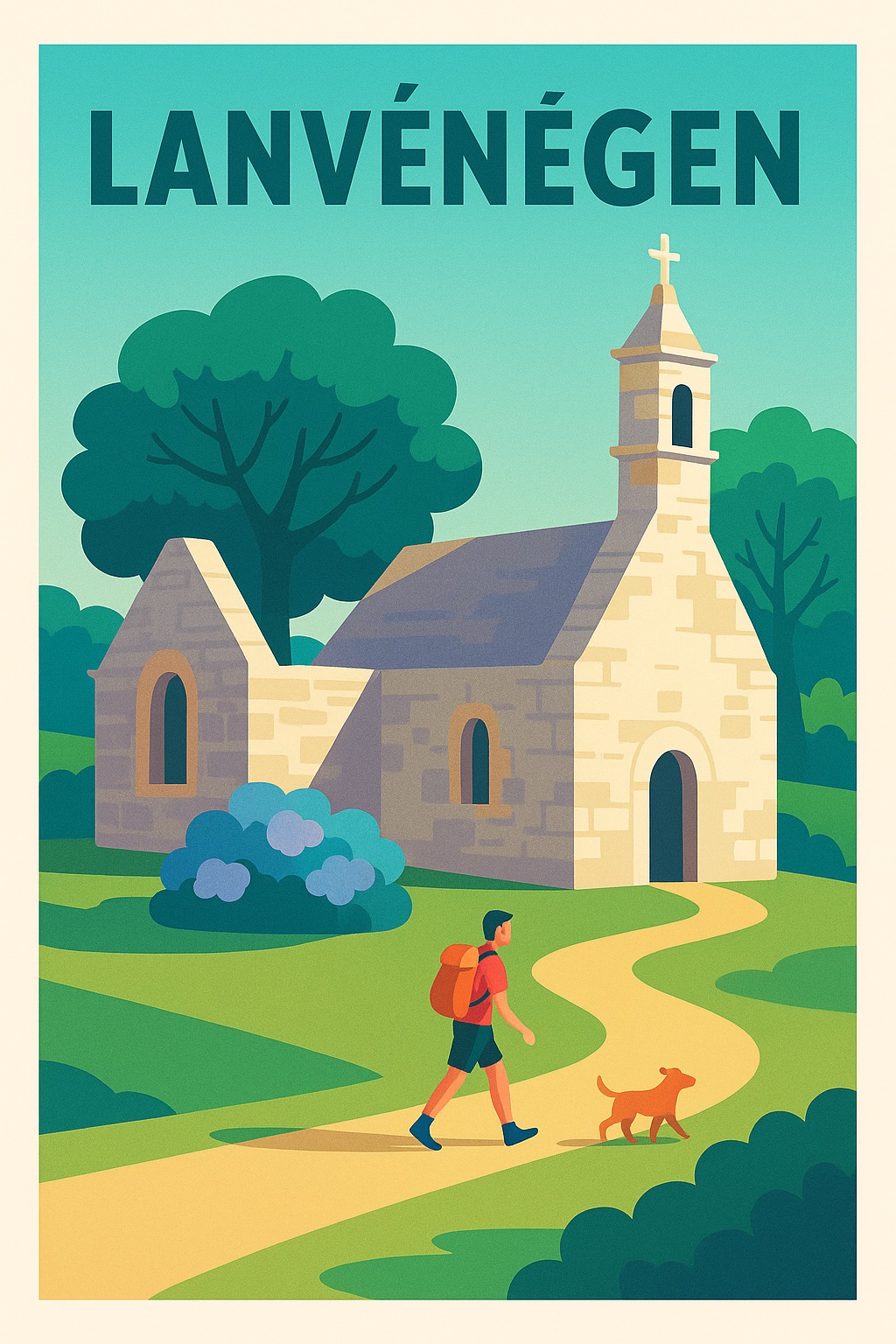 Affiche de Lanvénégen - Balade champêtre au cœur de la Bretagne