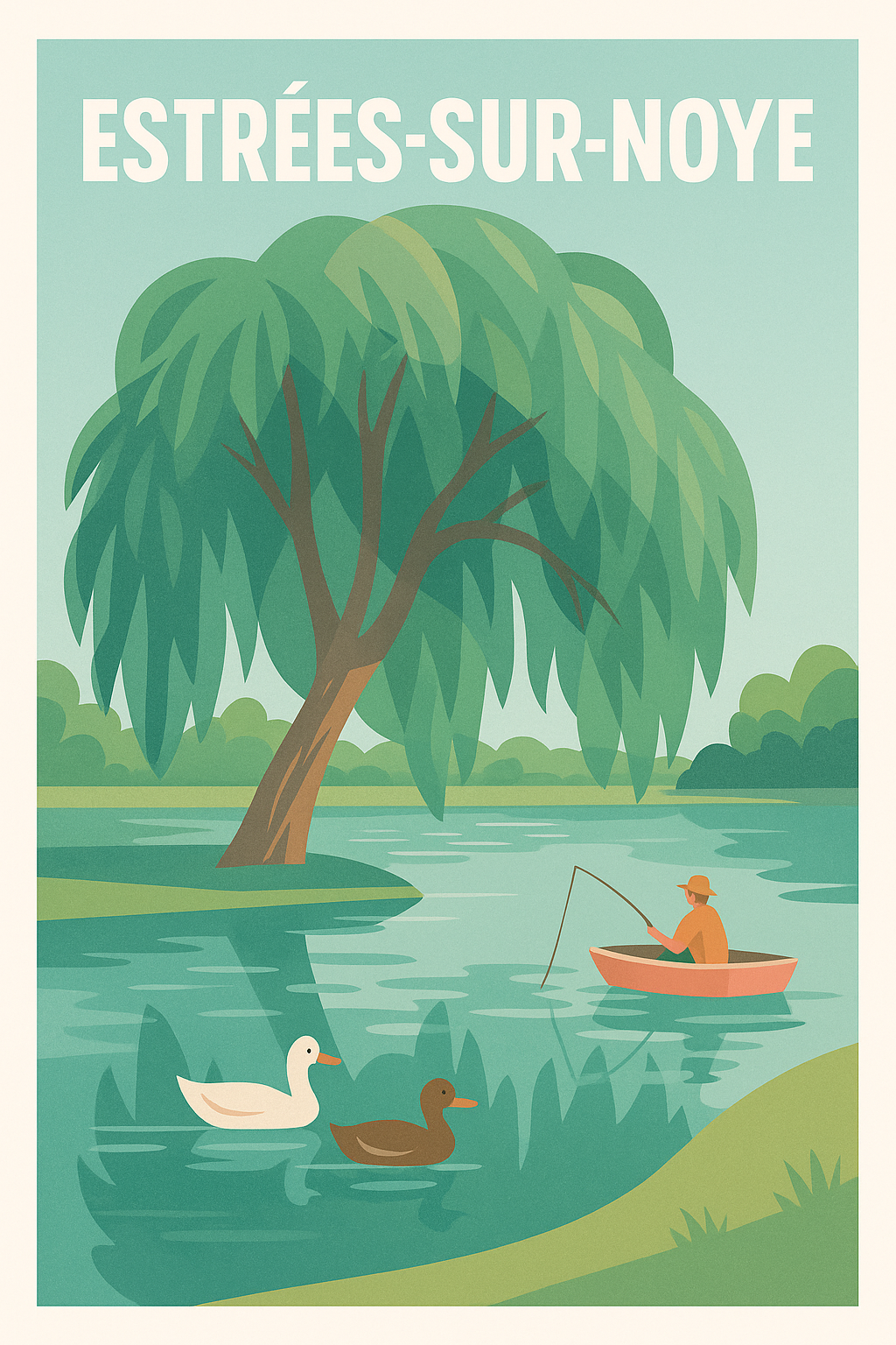 Affiche de Estrées-sur-Noye - Douceur et sérénité au bord de l'eau