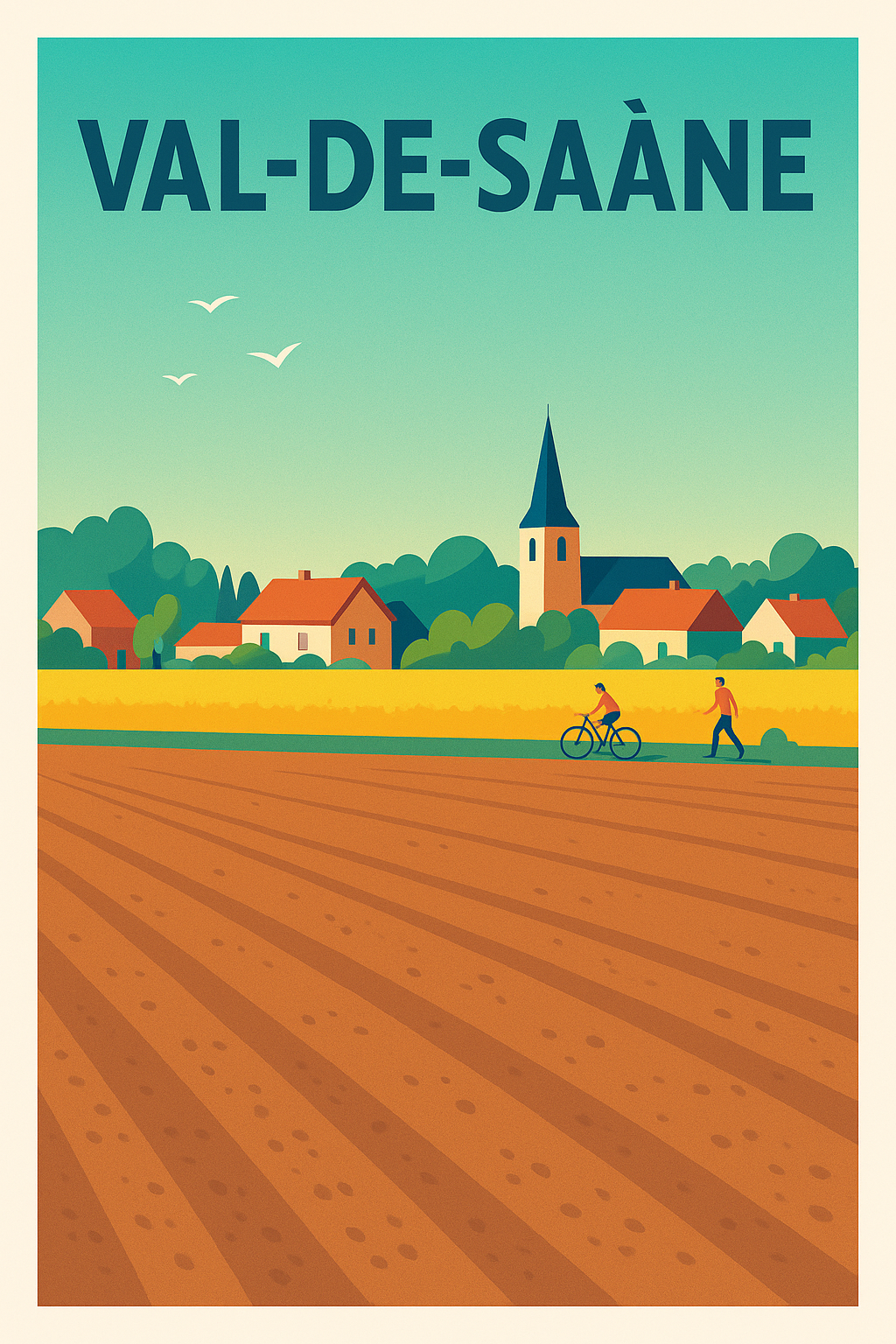 Affiche de Val-de-Saâne - Charme et tranquillité au cœur de la campagne normande