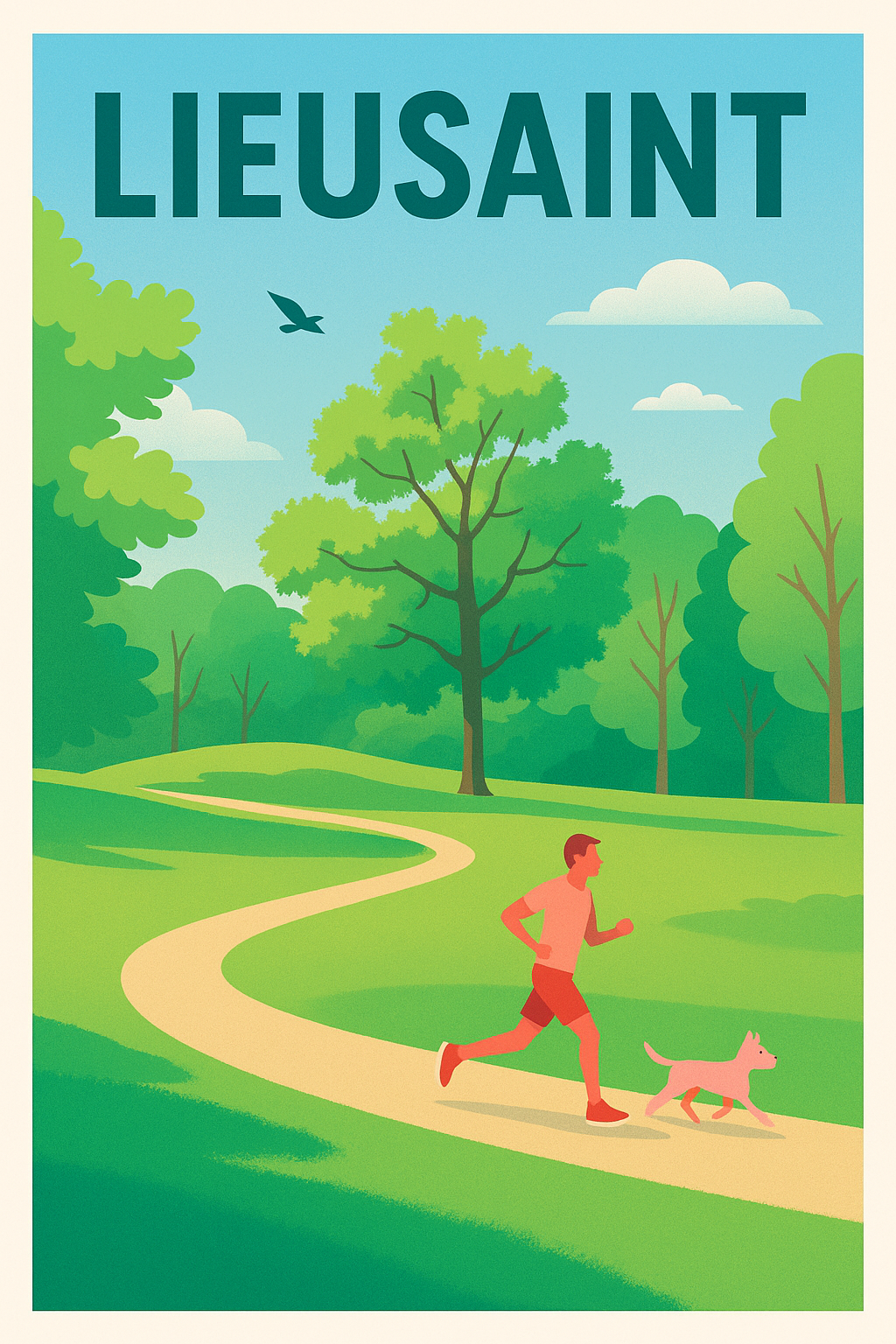 Affiche de Lieusaint - Nature et bien-être en plein air