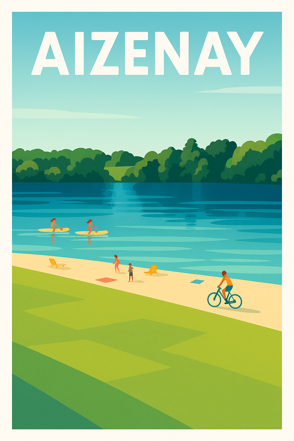 Affiche de Aizenay - Évasion nature et détente au bord de l'eau