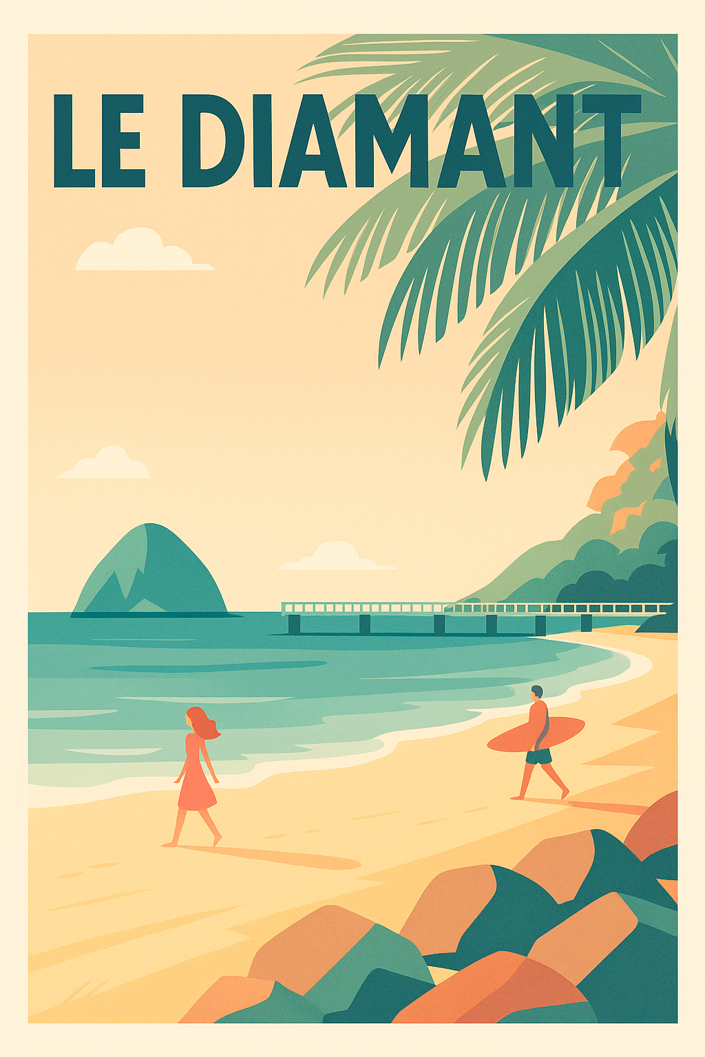 Affiche de Le Diamant - Escapade tropicale et douceur balnéaire