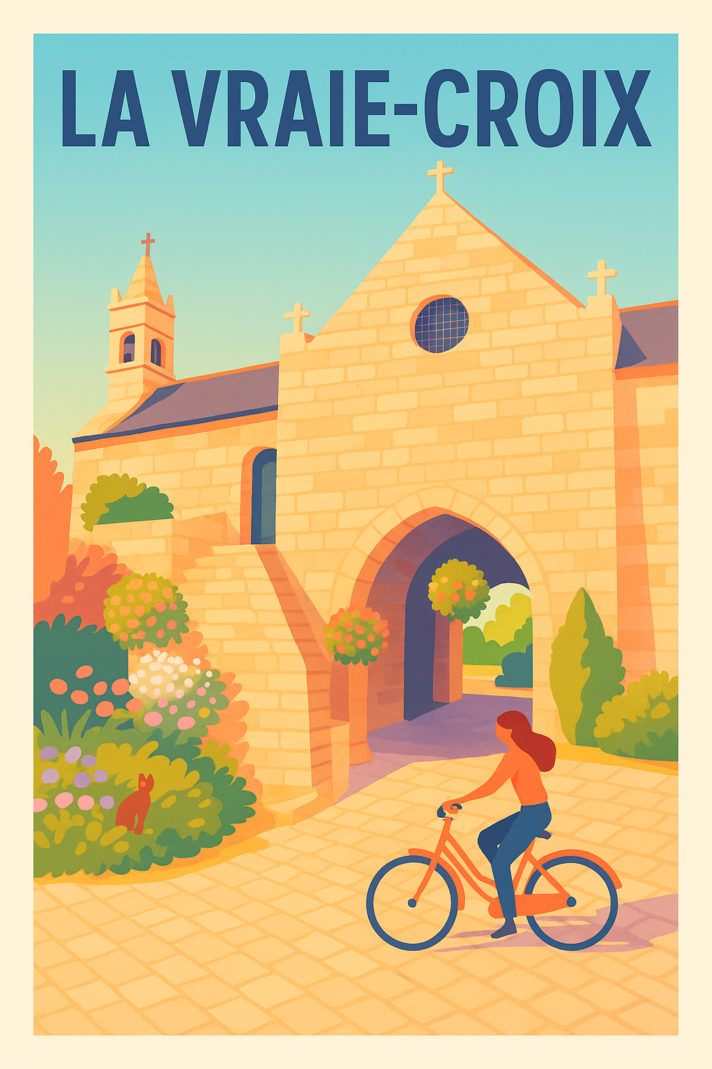 Affiche de La Vraie-Croix - L'authenticité au cœur de la Bretagne