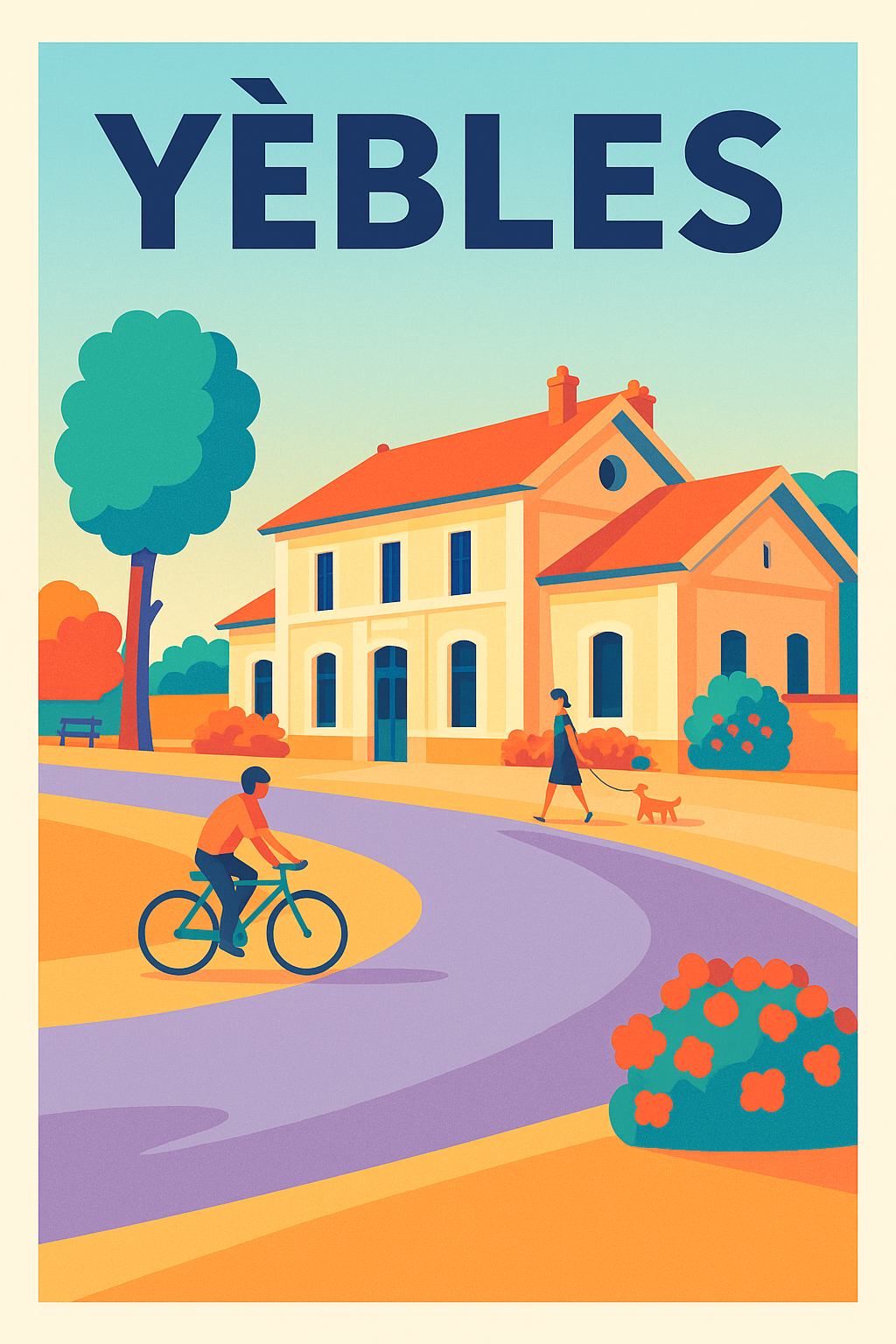 Affiche de Yèbles - L'art de vivre à la campagne