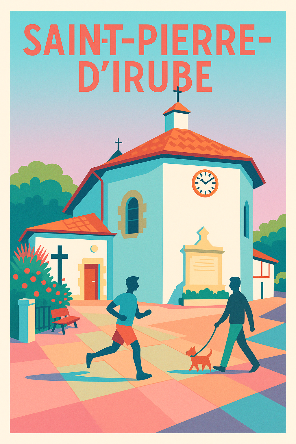 Affiche de Saint-Pierre-d'Irube - Charme paisible et convivialité locale