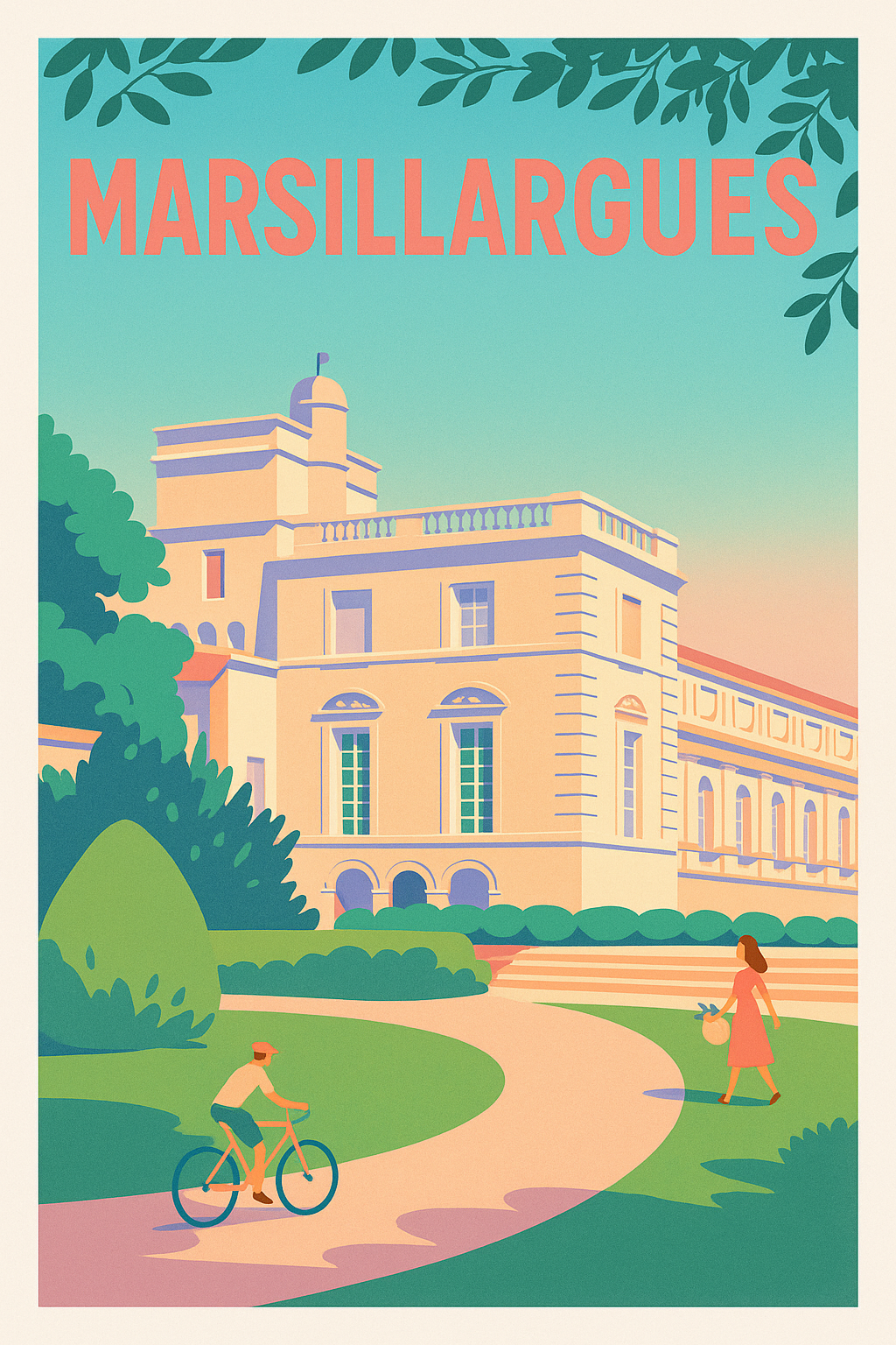 Affiche de Marsillargues - L'élégance intemporelle au cœur du Sud