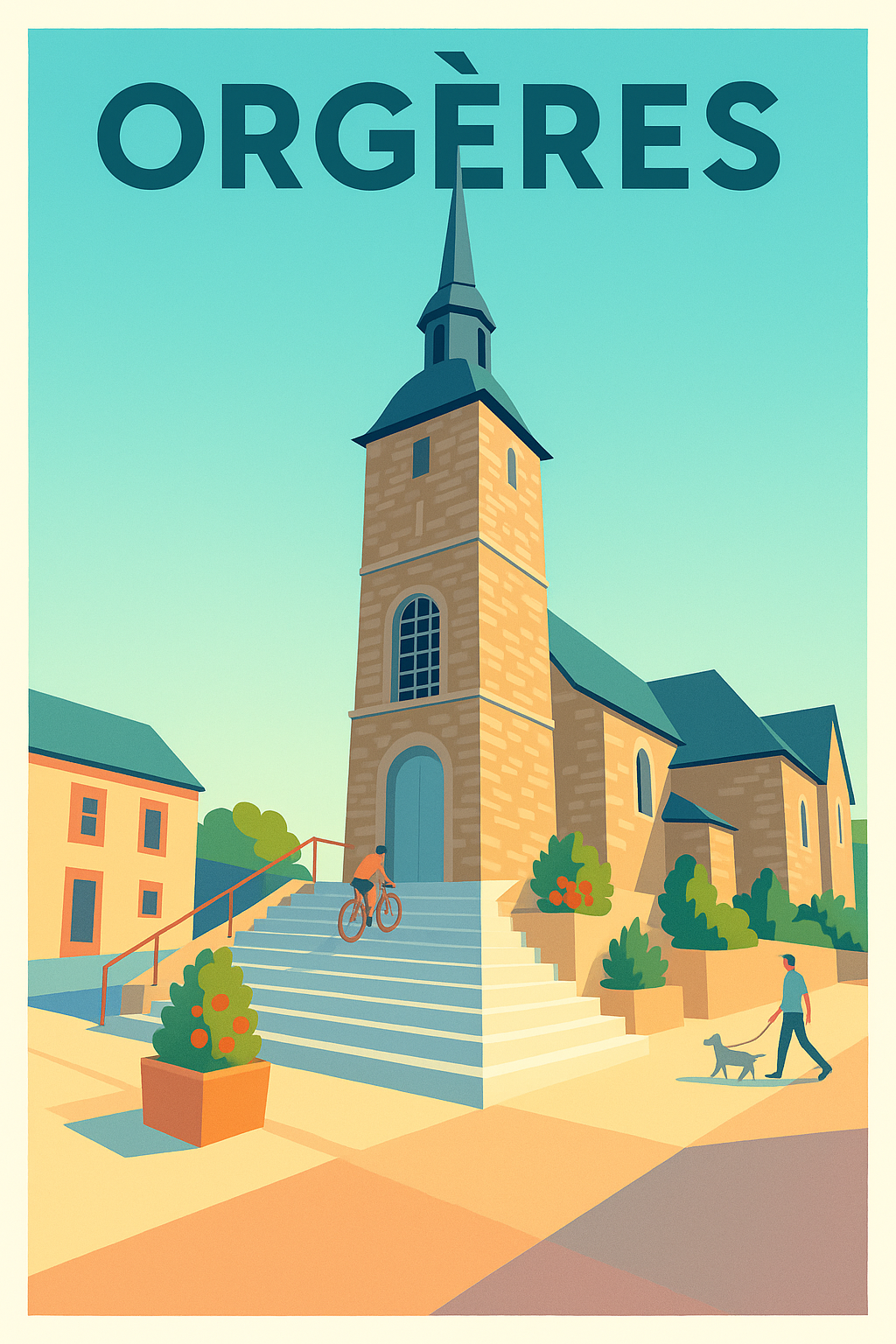 Affiche de Orgères - Charme paisible au cœur du village