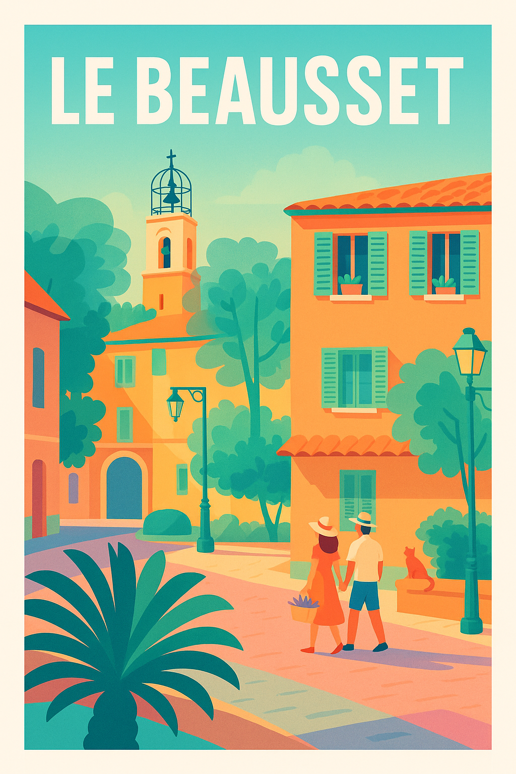 Affiche de Le Beausset - Charme et douceur de vivre provençale