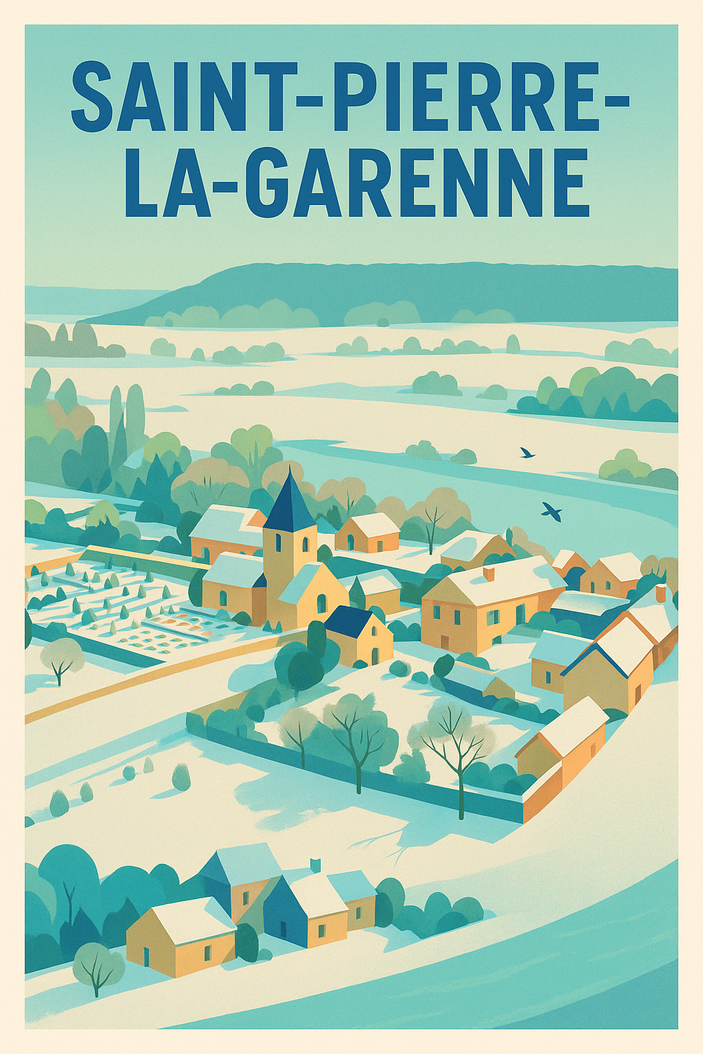Affiche de Saint-Pierre-la-Garenne - Charme et douceur de la campagne normande