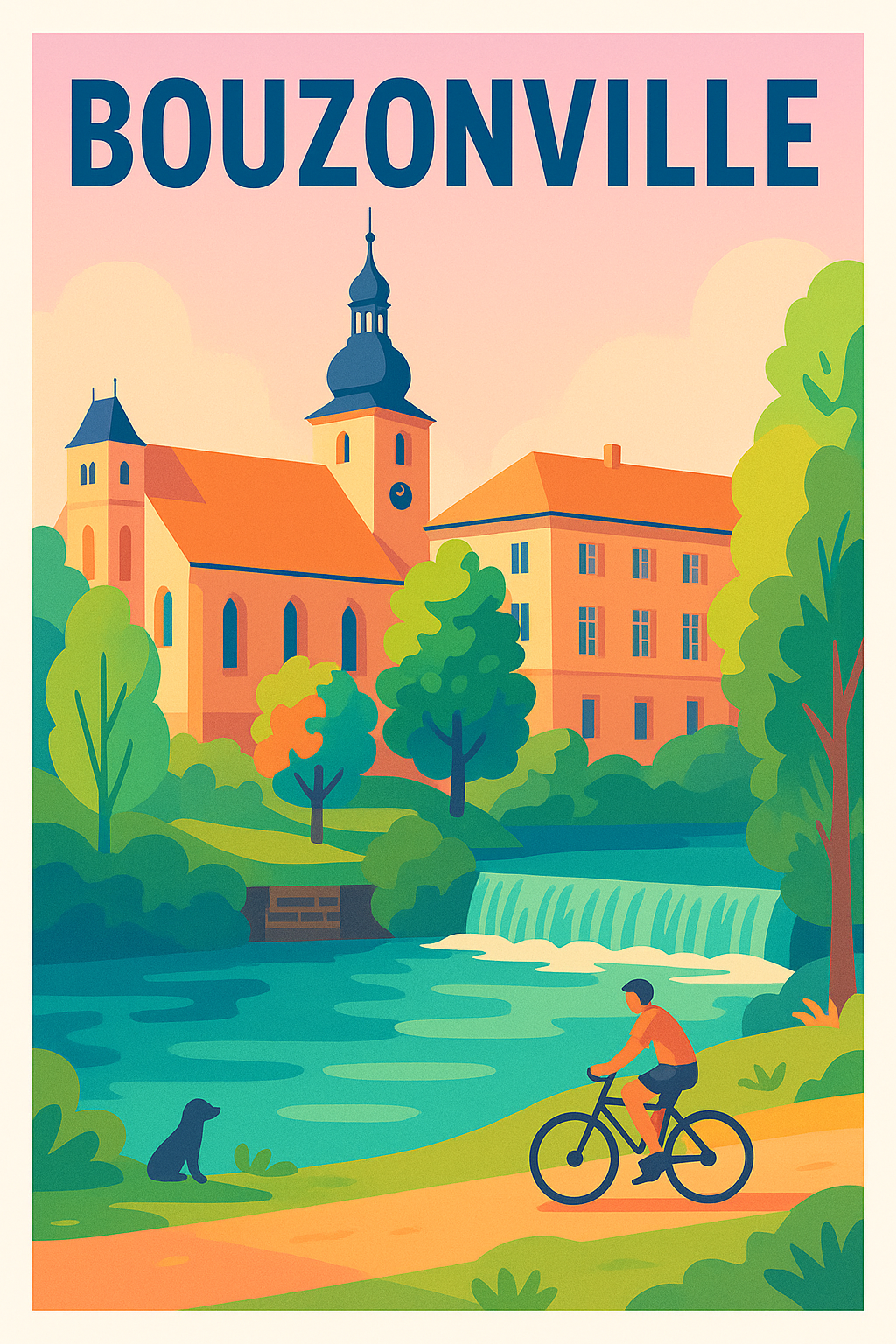 Affiche de Bouzonville - Escapade paisible au bord de l'eau