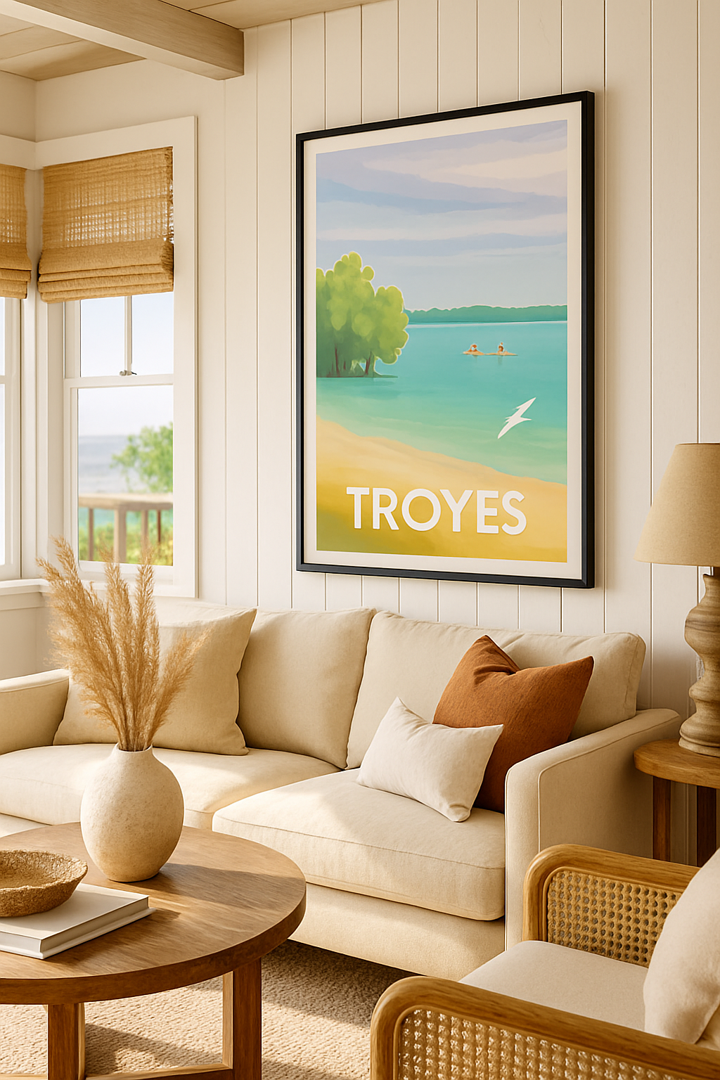 Mise en situation Affiche de Troyes - Évasion au bord de l'eau