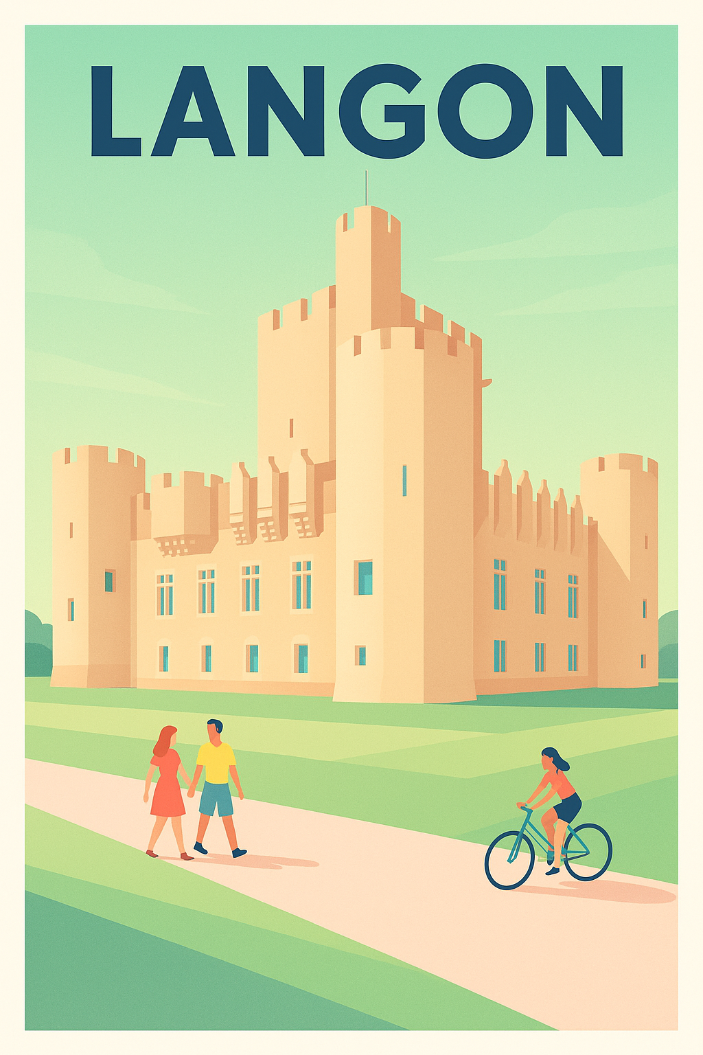 Affiche de Langon - Charme et histoire au cœur du château