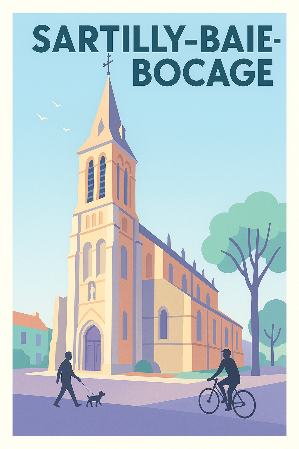 Affiche de Sartilly-Baie-Bocage - Charme et Sérénité au Cœur du Bocage