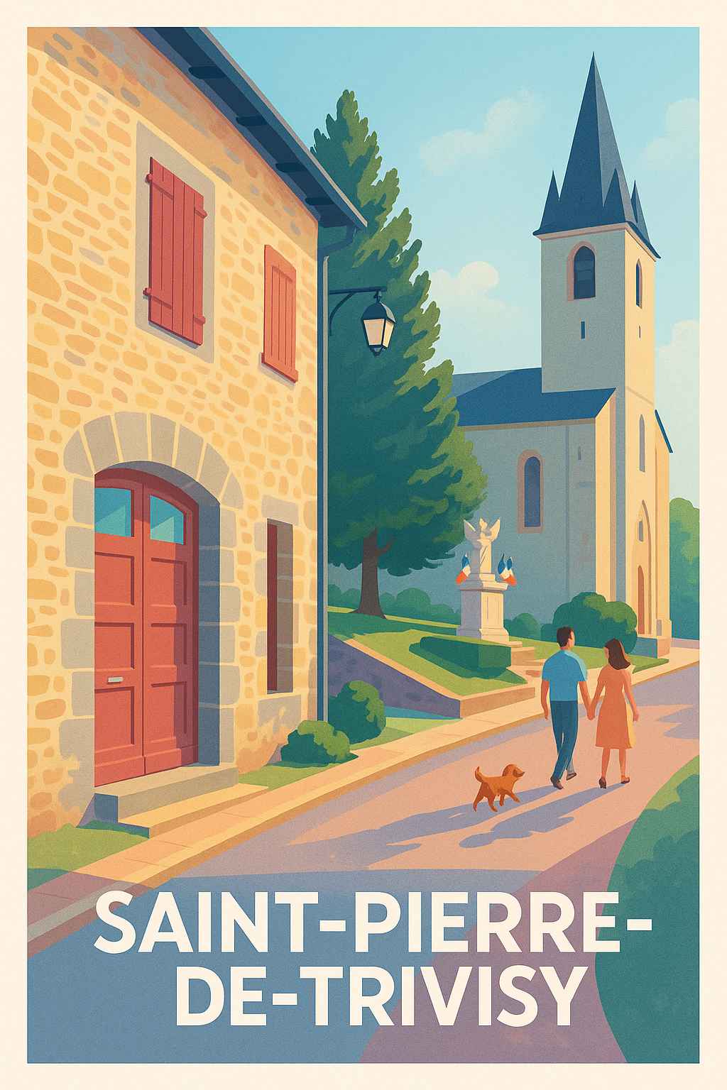 Affiche de Saint-Pierre-de-Trivisy - Charme et sérénité d'un village authentique