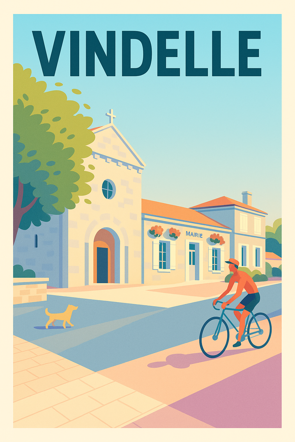 Affiche de Vindelle - Un coin de sérénité au cœur de la commune