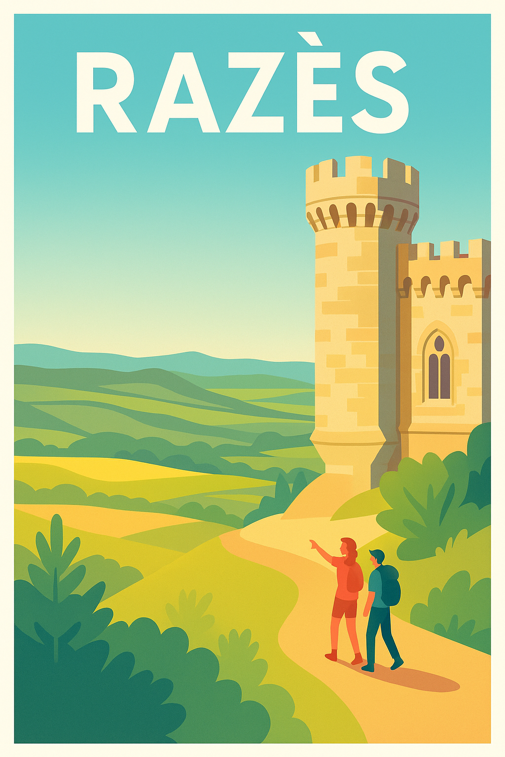 Affiche de Razès - Escapade au cœur des paysages historiques