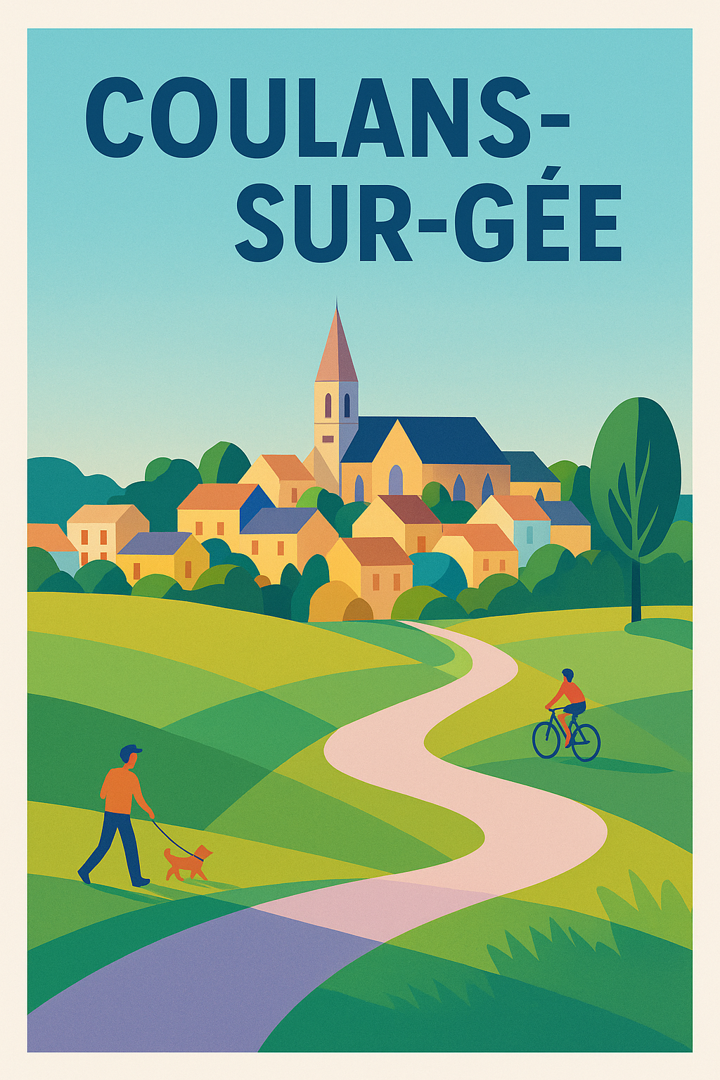 Affiche de Coullans-sur-Gée - L'escapade bucolique en poster