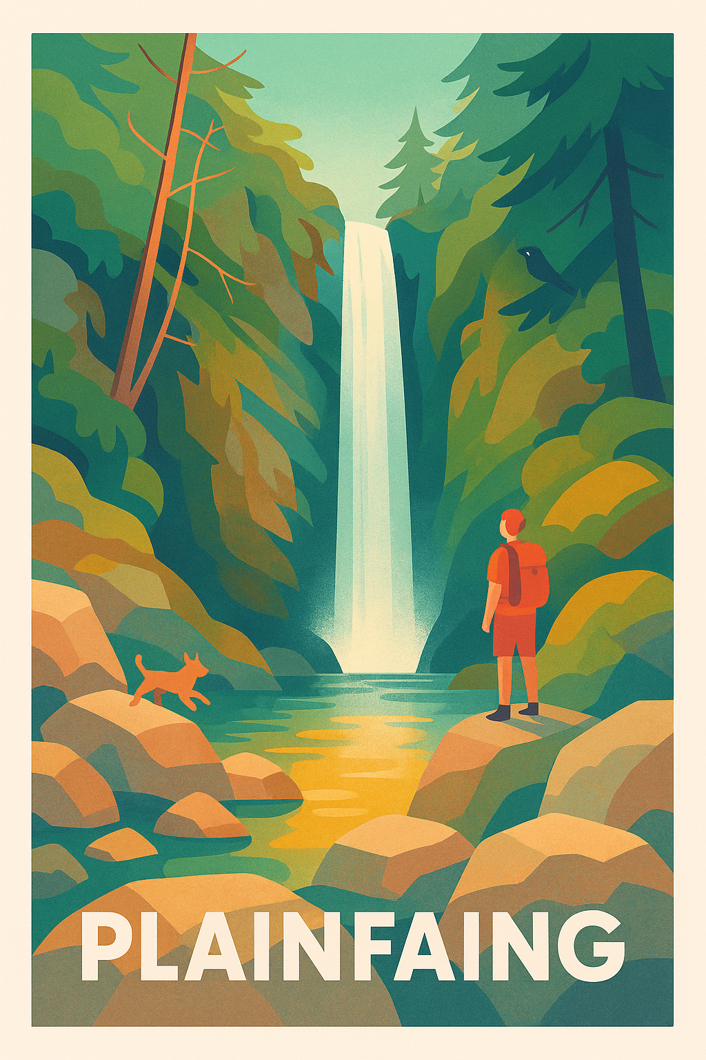 Affiche de Plainfaing - Évasion Nature au Cœur des Cascades