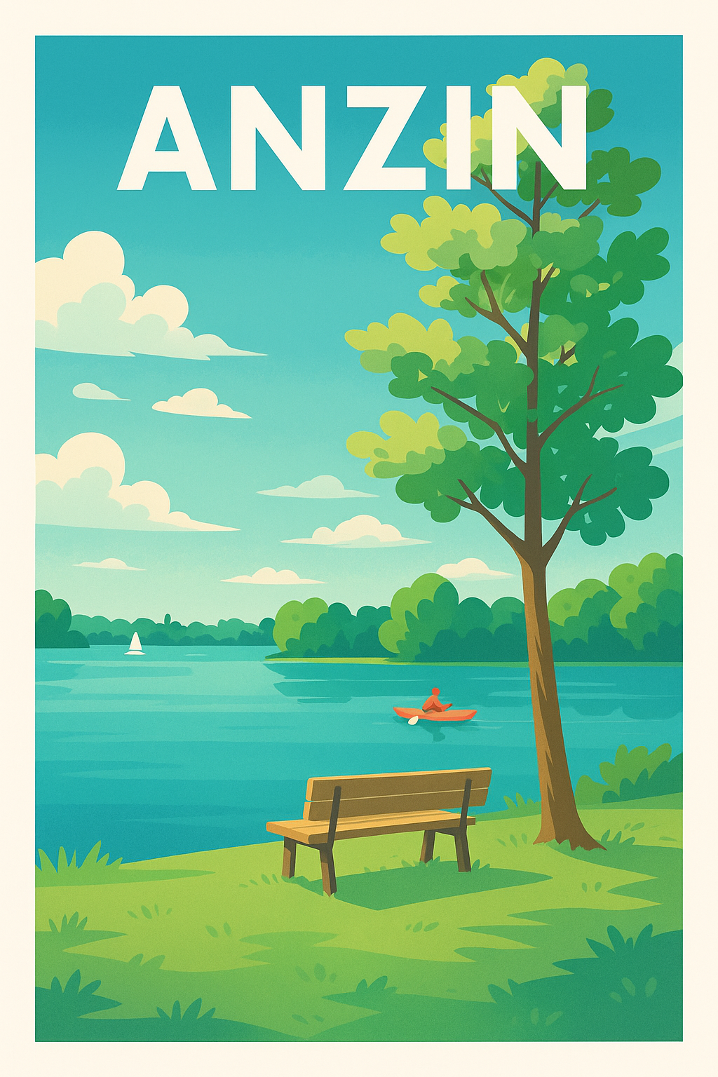 Affiche de Anzin - Évasion au bord de l'eau